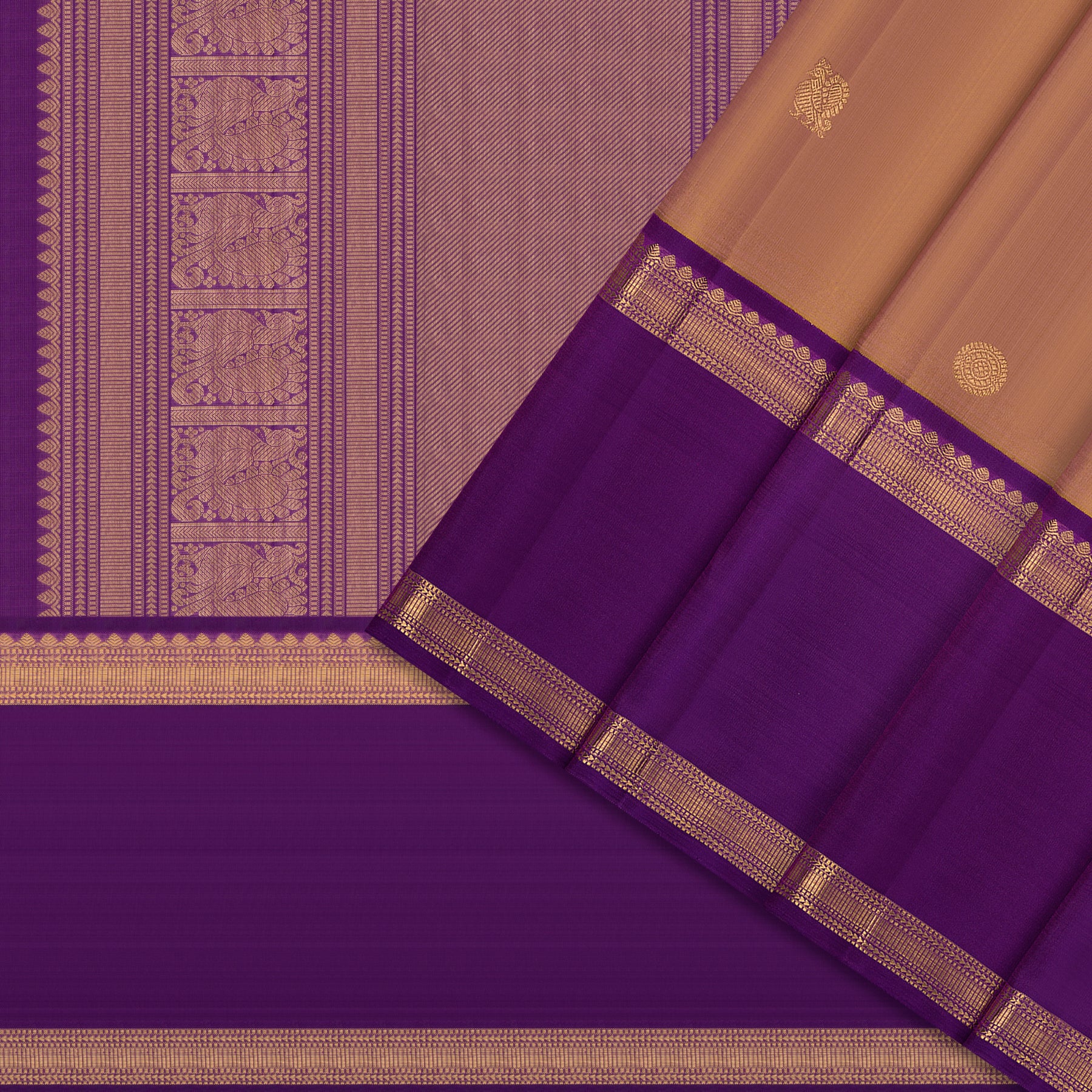 Kanakavalli Kanjivaram Silk Sari 26-110-HS001-02249 - Cover View