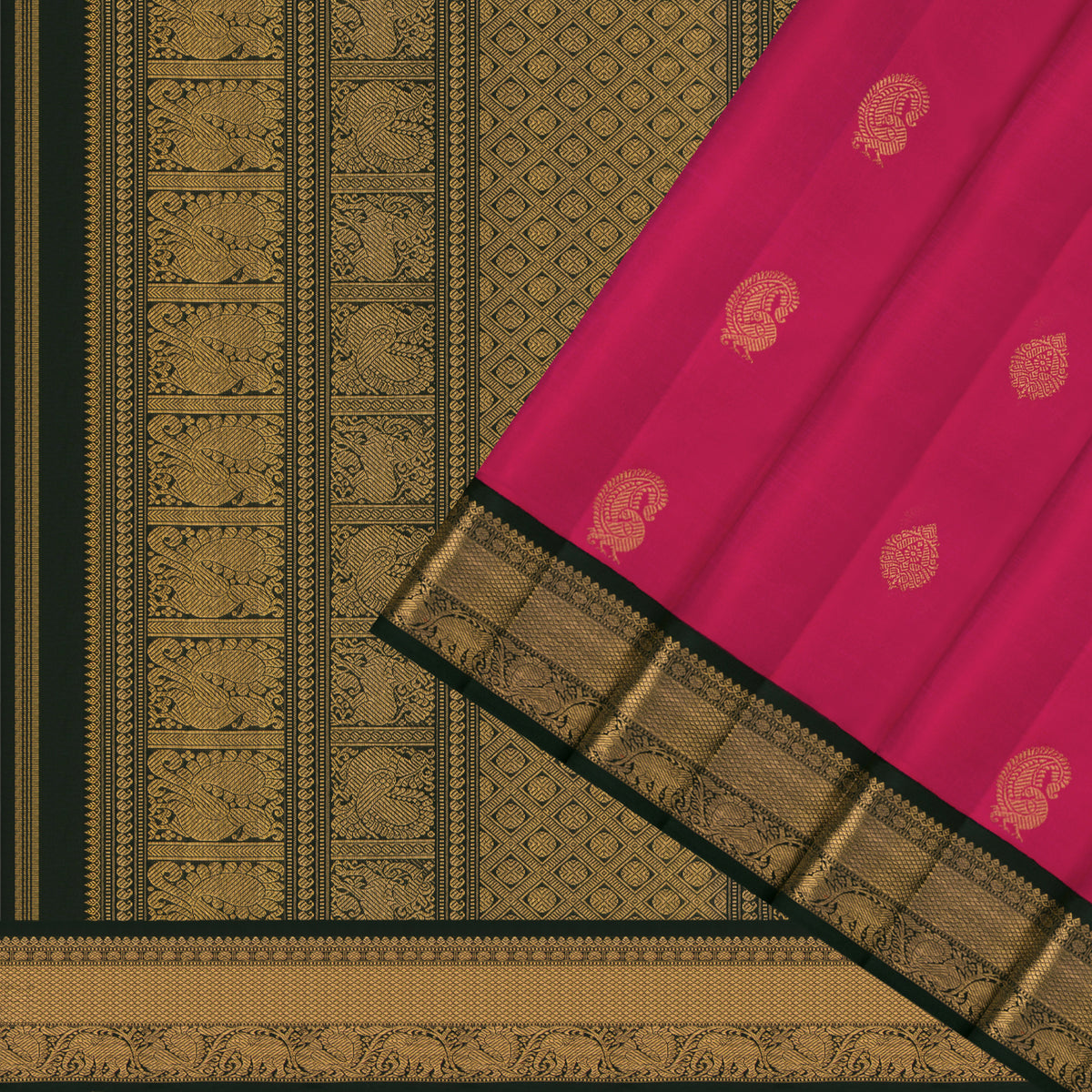 Kanakavalli Kanjivaram Silk Sari 26-110-HS001-02253 - Cover View