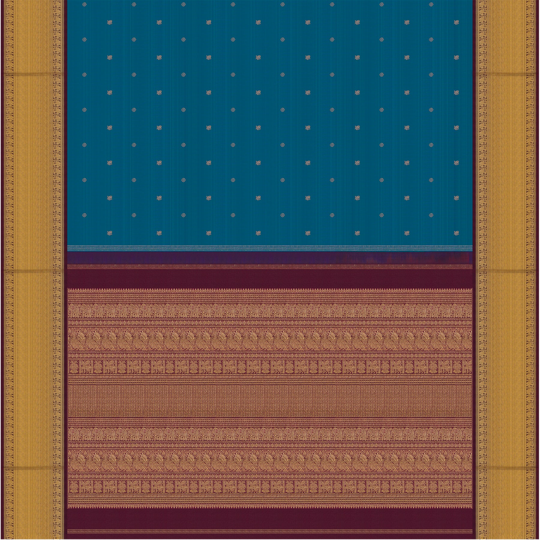 Kanakavalli Kanjivaram Silk Sari 26-110-HS001-02254 - Full View