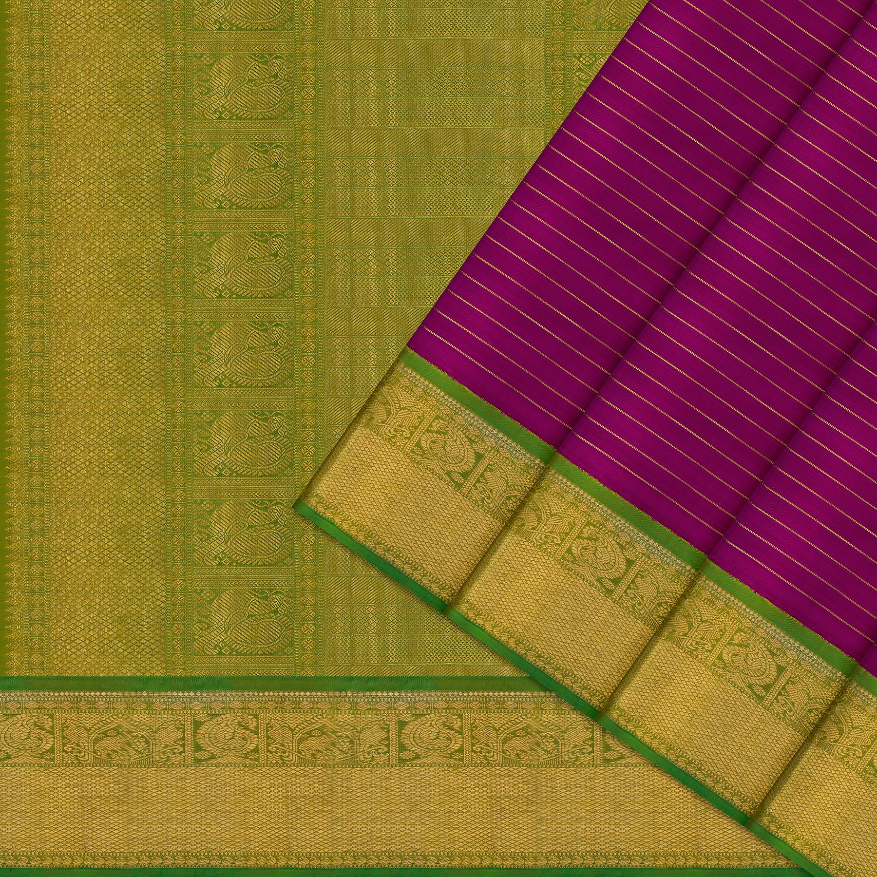 Kanakavalli Kanjivaram Silk Sari 26-110-HS001-02268 - Cover View