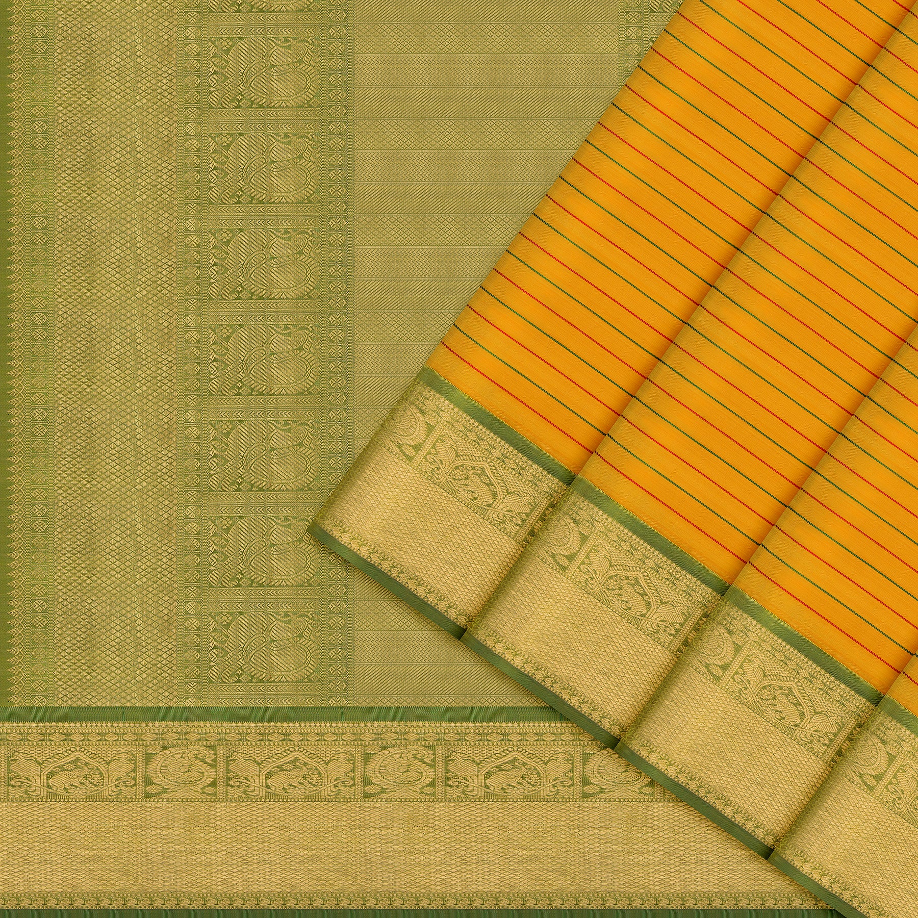 Kanakavalli Kanjivaram Silk Sari 26-110-HS001-02269 - Cover View