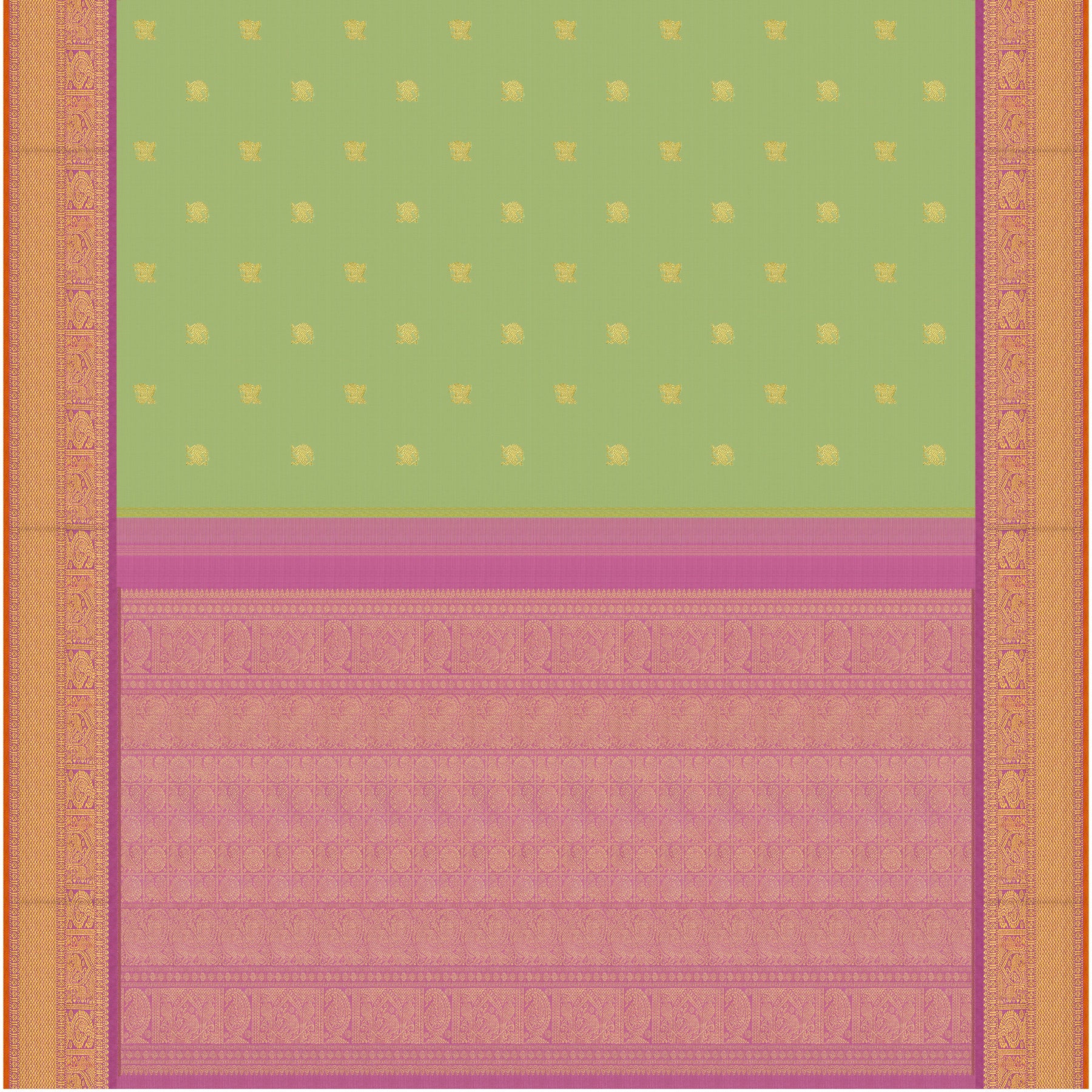 Kanakavalli Kanjivaram Silk Sari 26-110-HS001-02274 - Full View