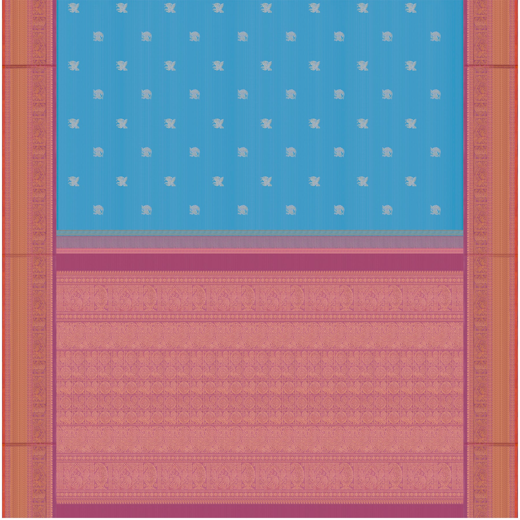 Kanakavalli Kanjivaram Silk Sari 26-110-HS001-02275 - Full View