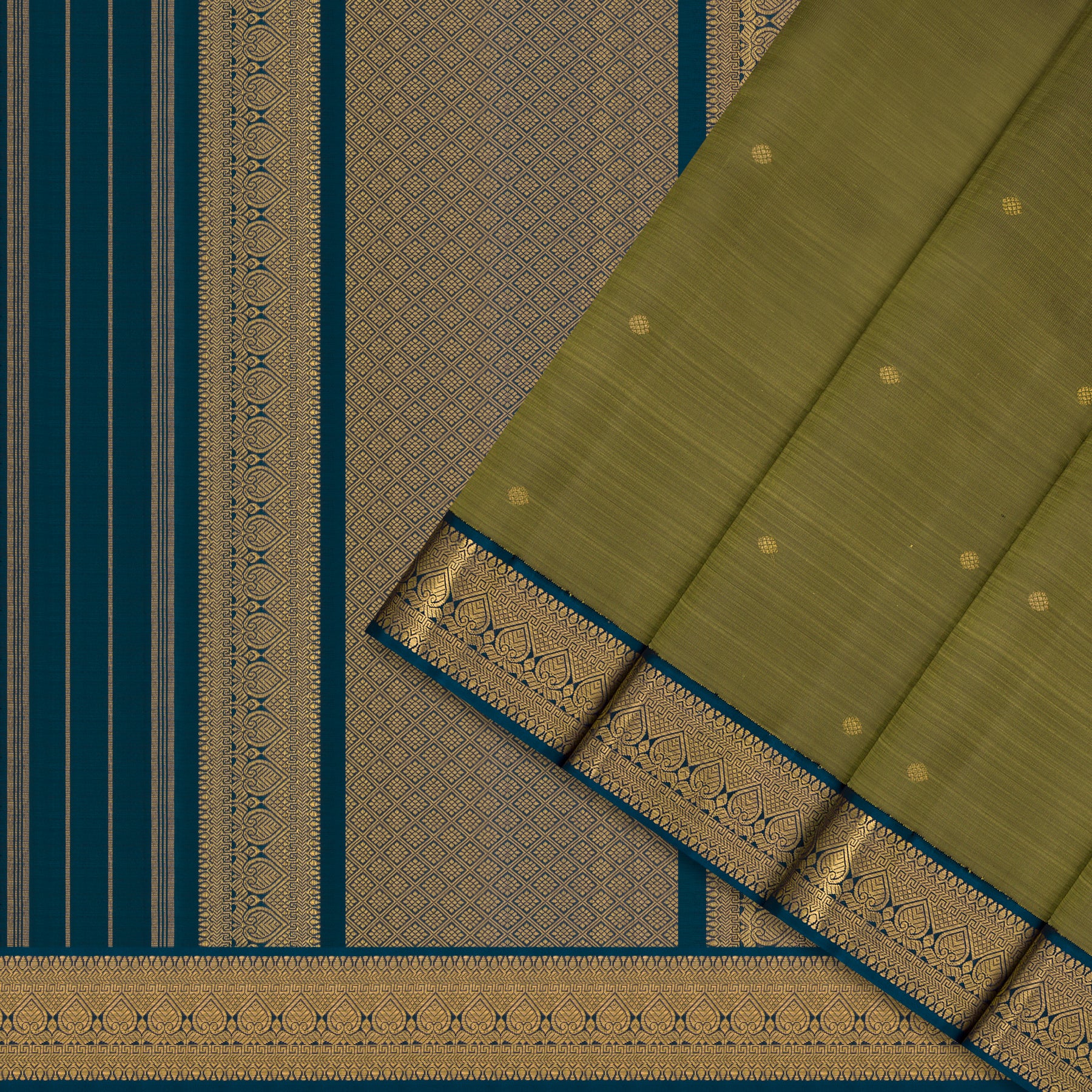 Kanakavalli Kanjivaram Silk Sari 26-110-HS001-02276 - Cover View
