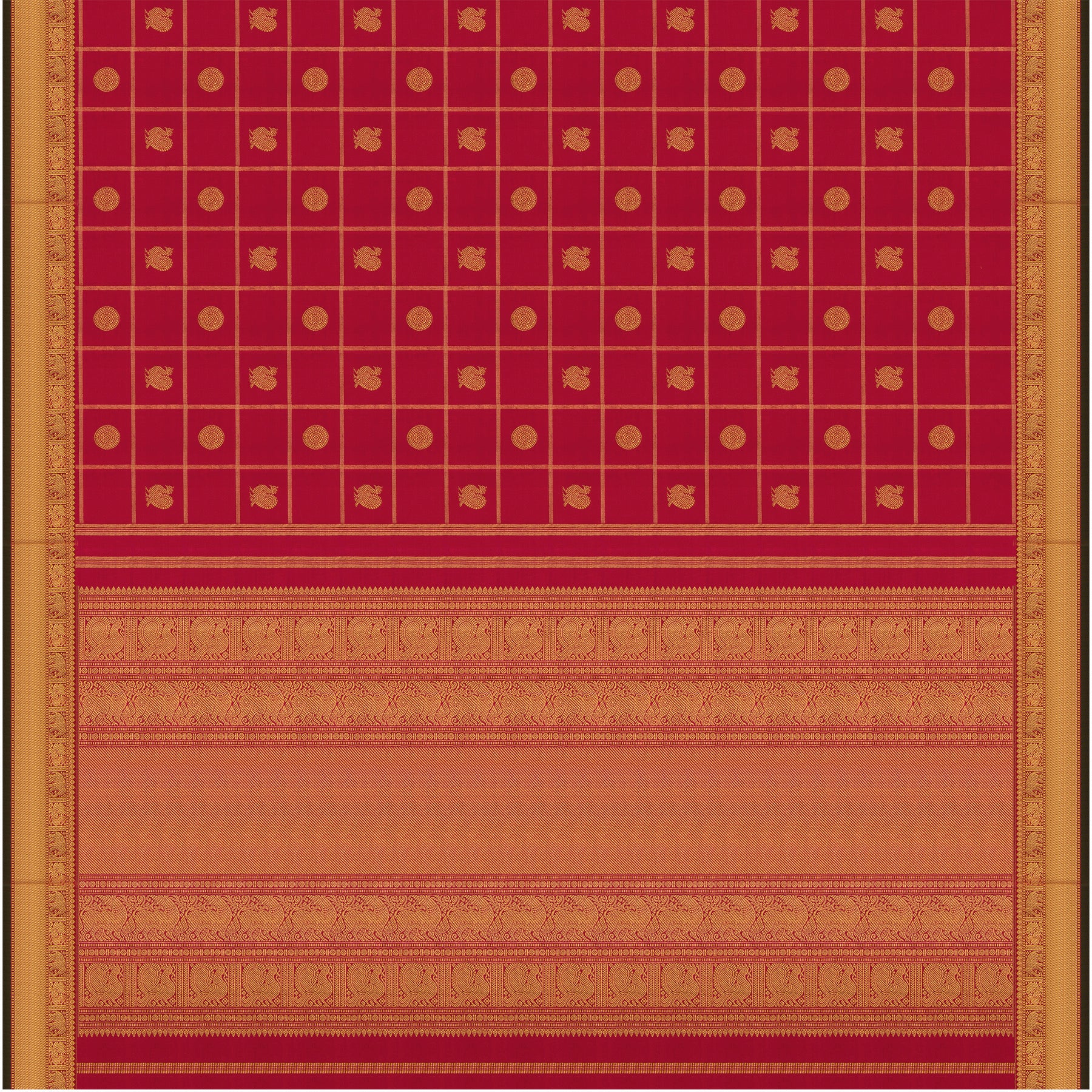 Kanakavalli Kanjivaram Silk Sari 26-110-HS001-02289 - Full View