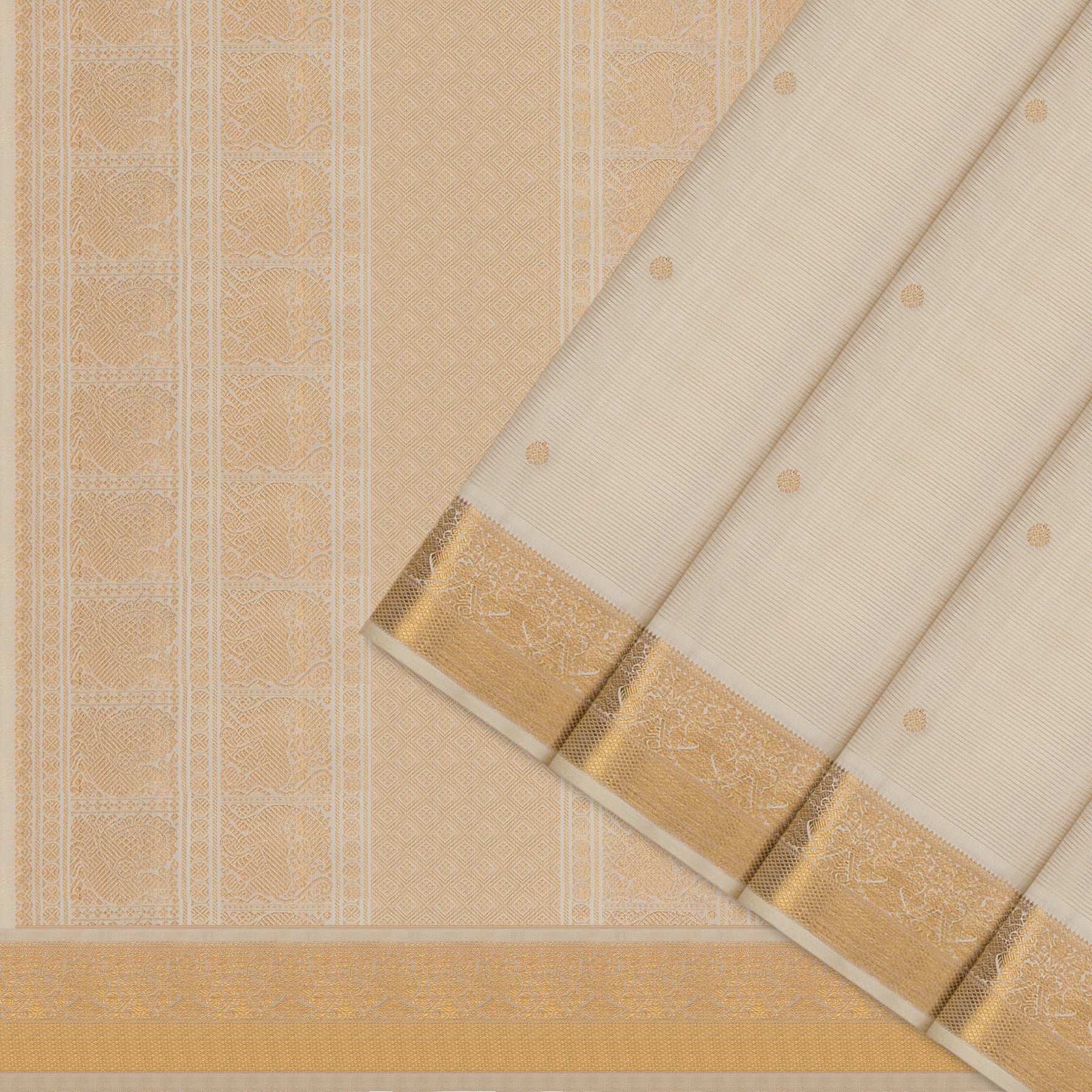 Kanakavalli Kanjivaram Silk Sari 26-110-HS001-02296 - Cover View