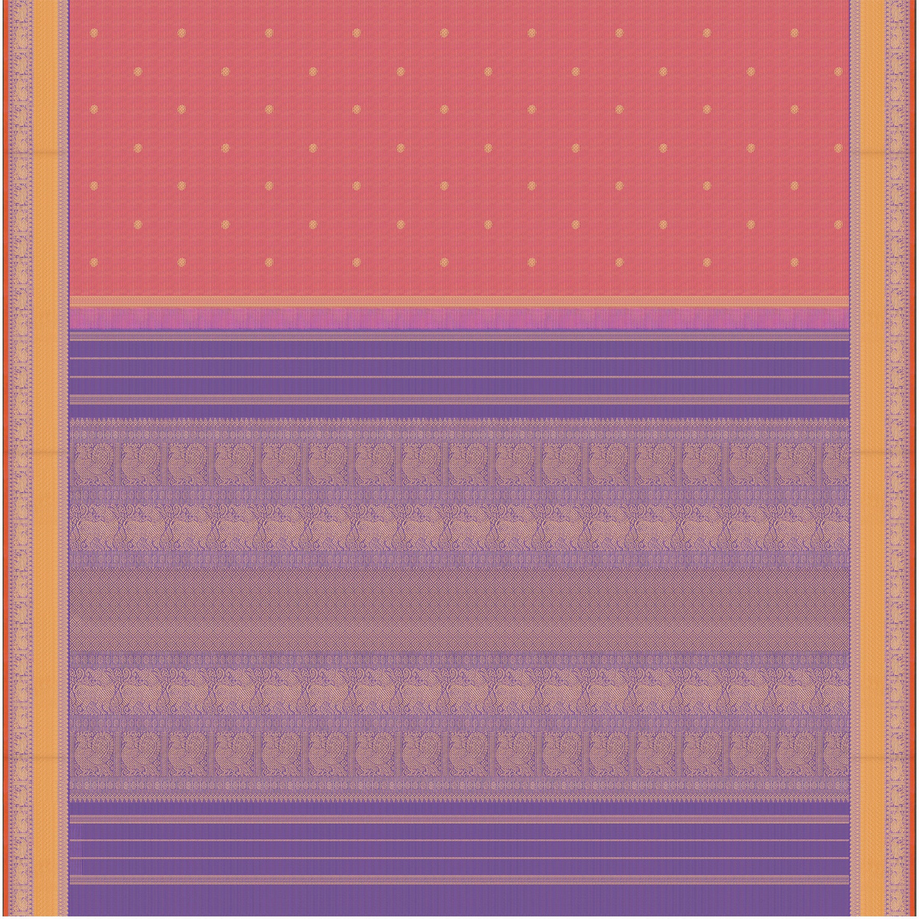 Kanakavalli Kanjivaram Silk Sari 26-110-HS001-02301 - Full View