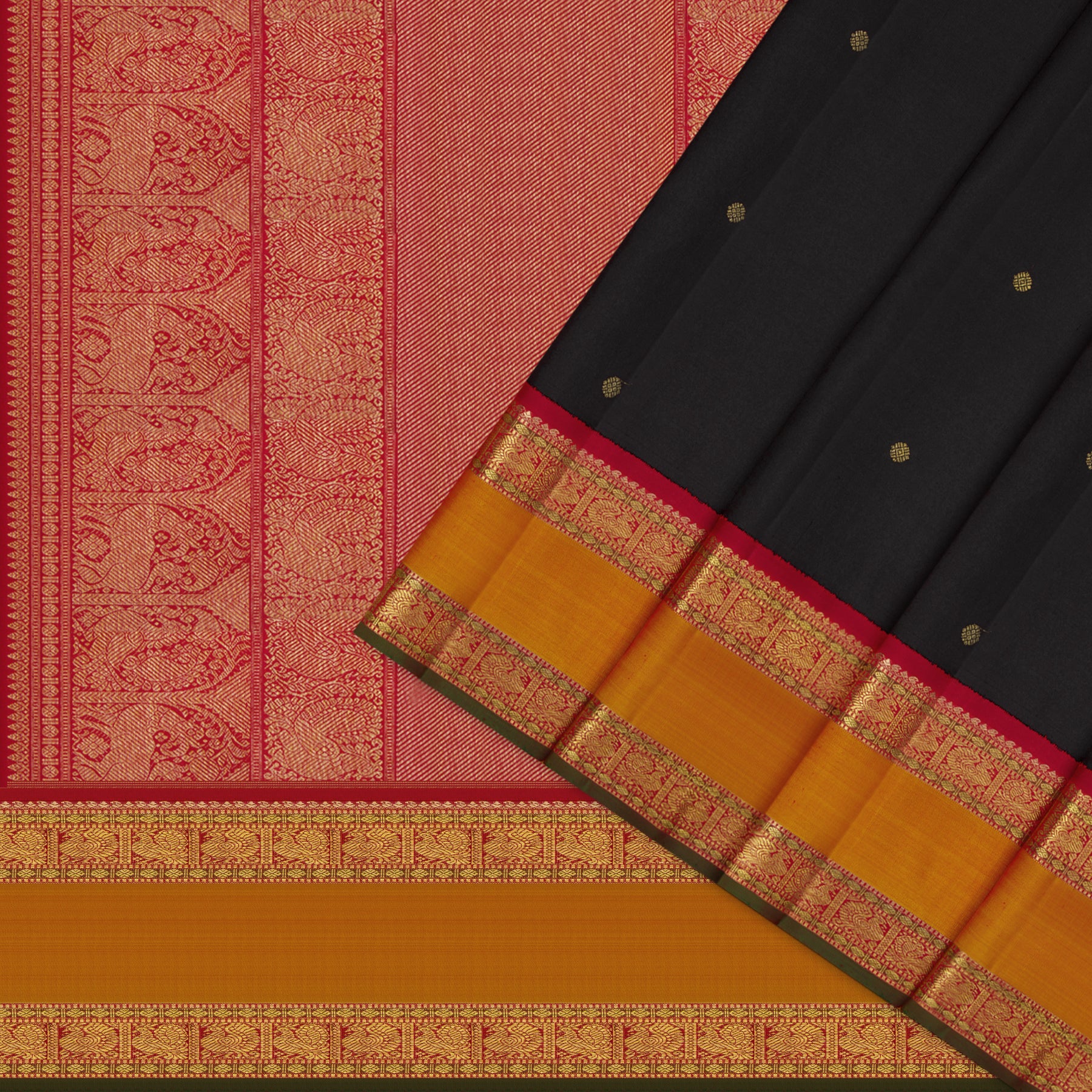 Kanakavalli Kanjivaram Silk Sari 26-110-HS001-02322 - Cover View