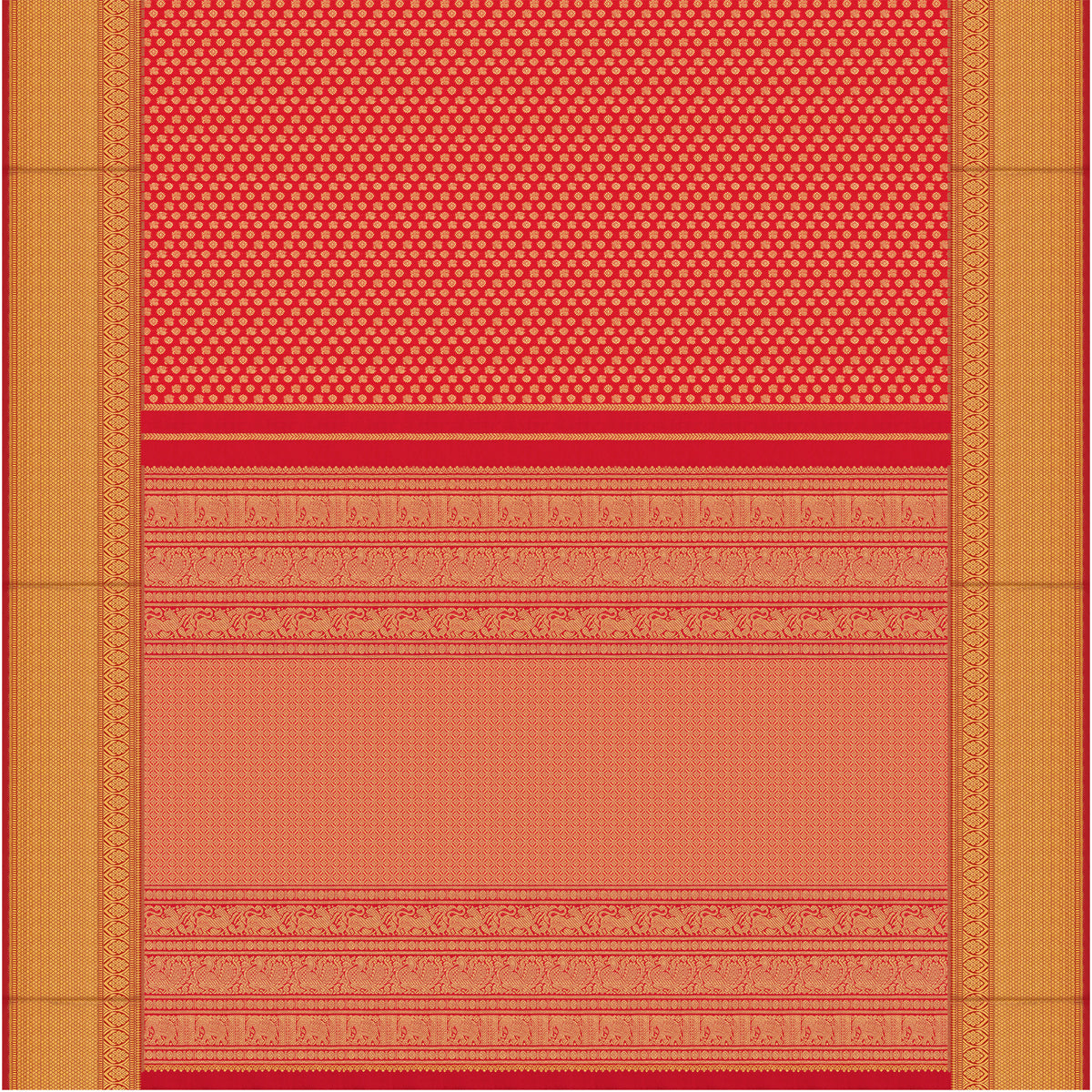 Kanakavalli Kanjivaram Silk Sari 26-110-HS001-03488 - Full View