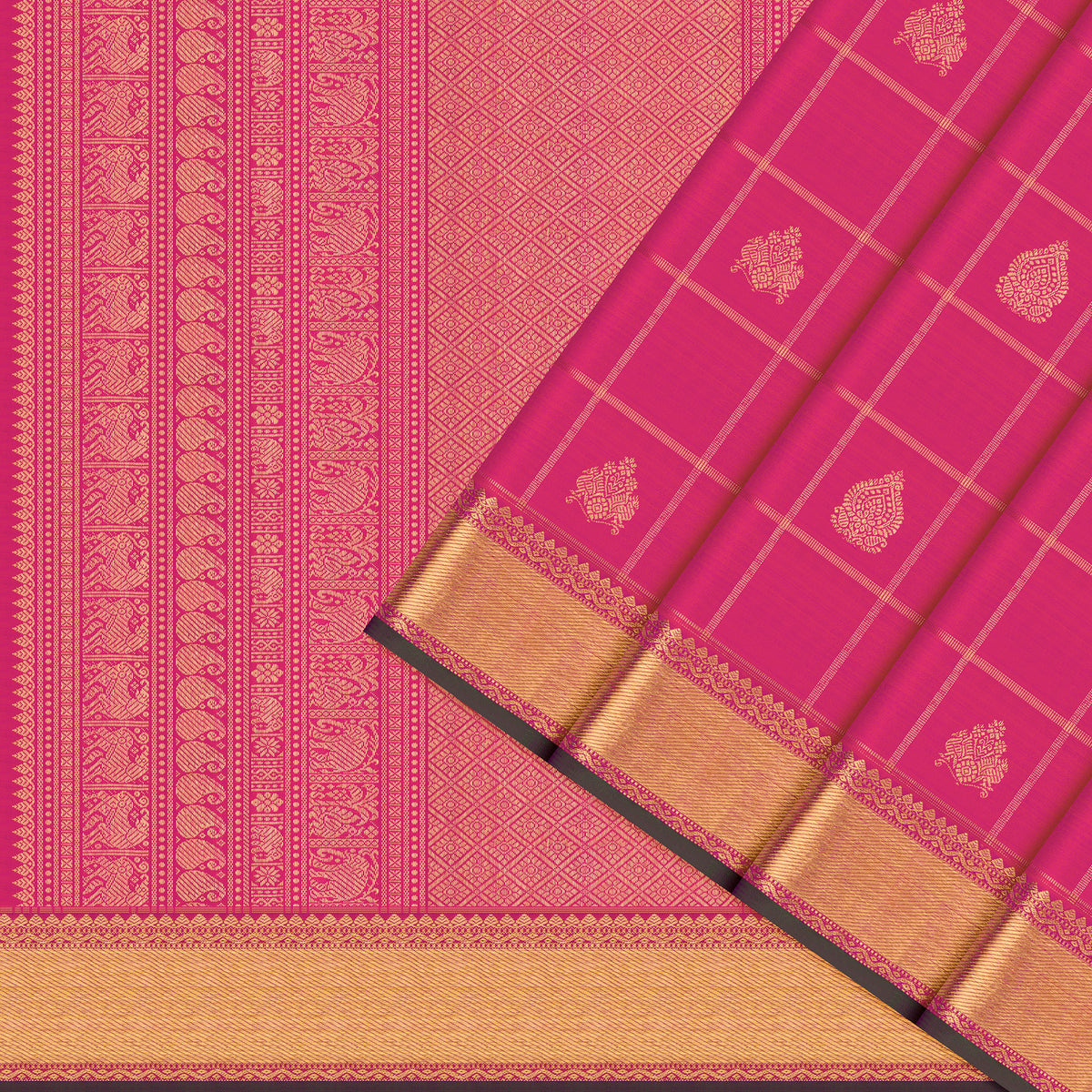 Kanakavalli Kanjivaram Silk Sari 26-110-HS001-03558 - Cover View