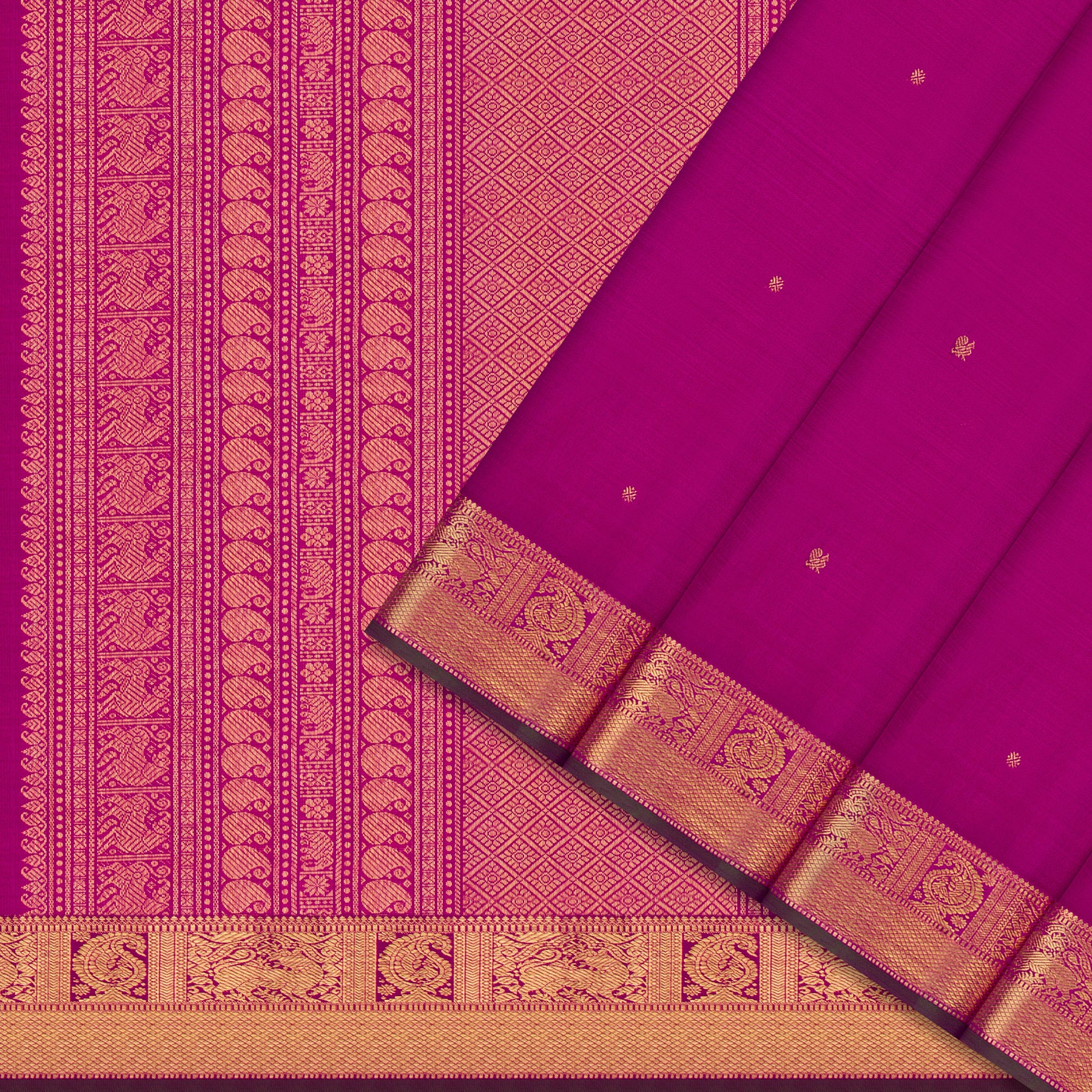Kanakavalli Kanjivaram Silk Sari 26-110-HS001-03573 - Cover View
