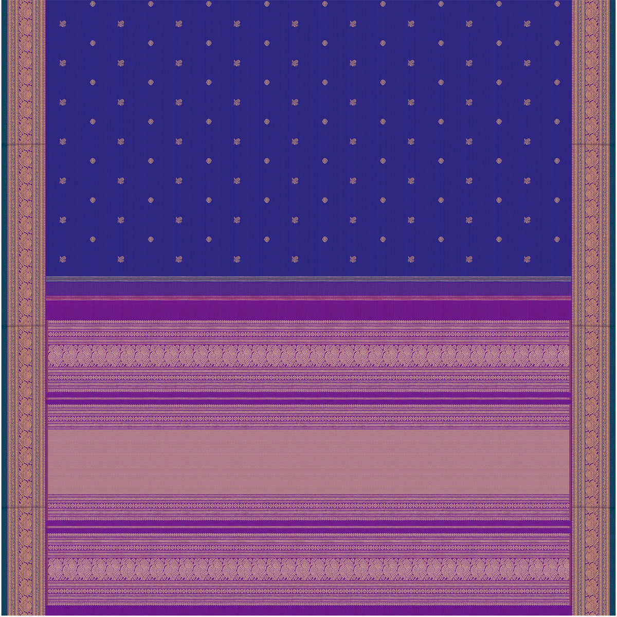 Kanakavalli Kanjivaram Silk Sari 26-110-HS001-03576 - Full View