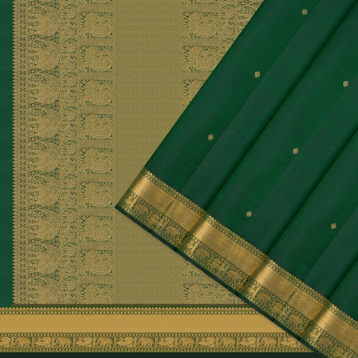 Kanakavalli Kanjivaram Silk Sari 26-110-HS001-03580 - Cover View