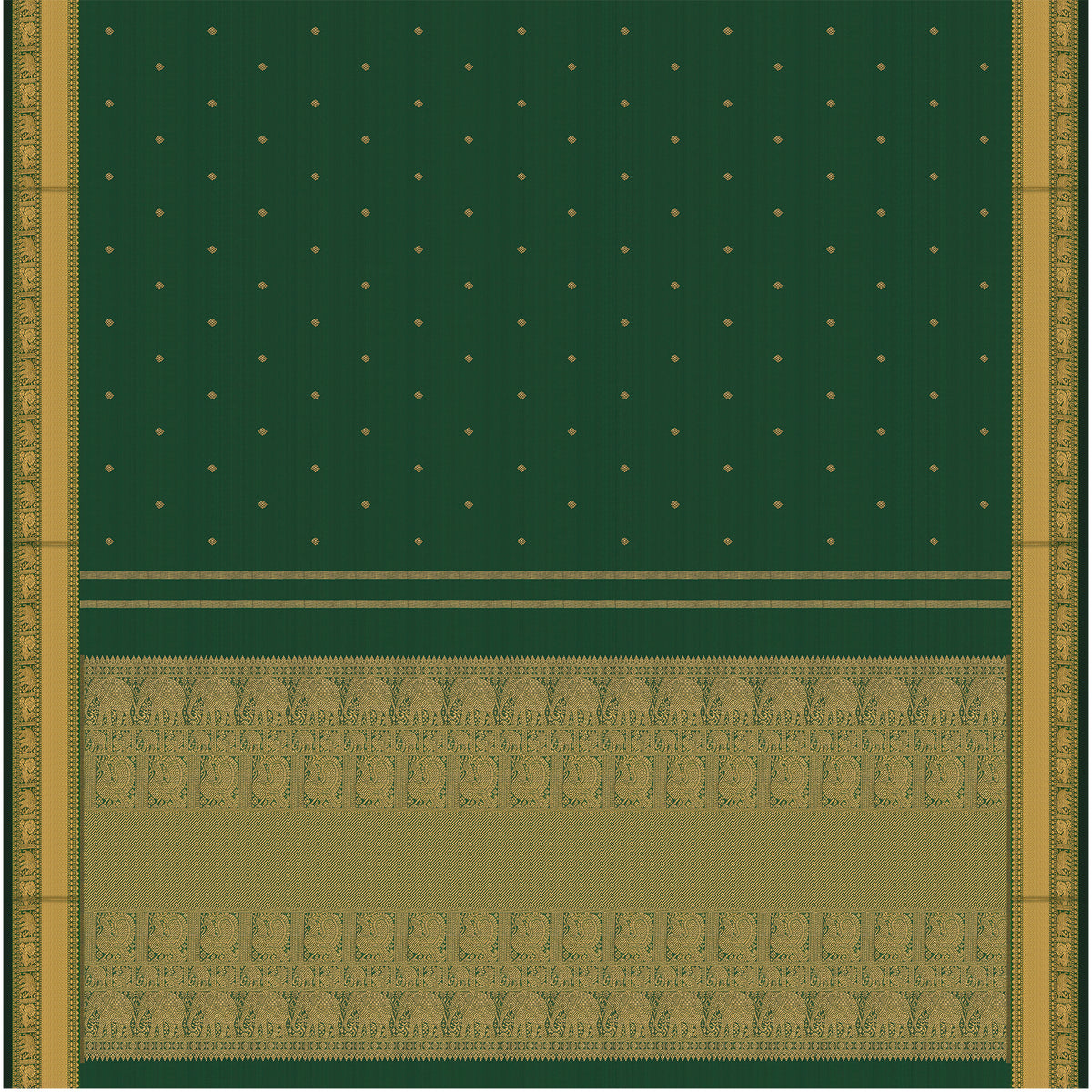 Kanakavalli Kanjivaram Silk Sari 26-110-HS001-03580 - Full View