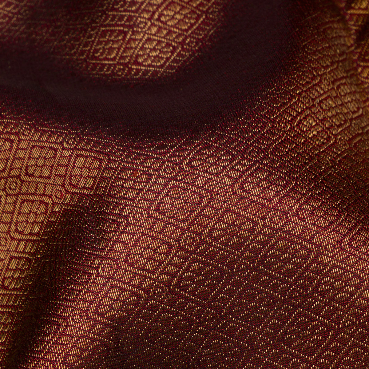 Kanakavalli Kanjivaram Silk Sari 26-110-HS001-03600 - Fabric View