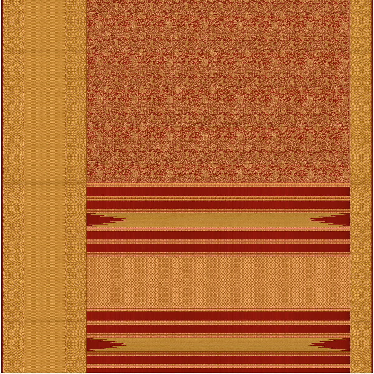 Kanakavalli Kanjivaram Silk Sari 26-110-HS001-03605 - Full View