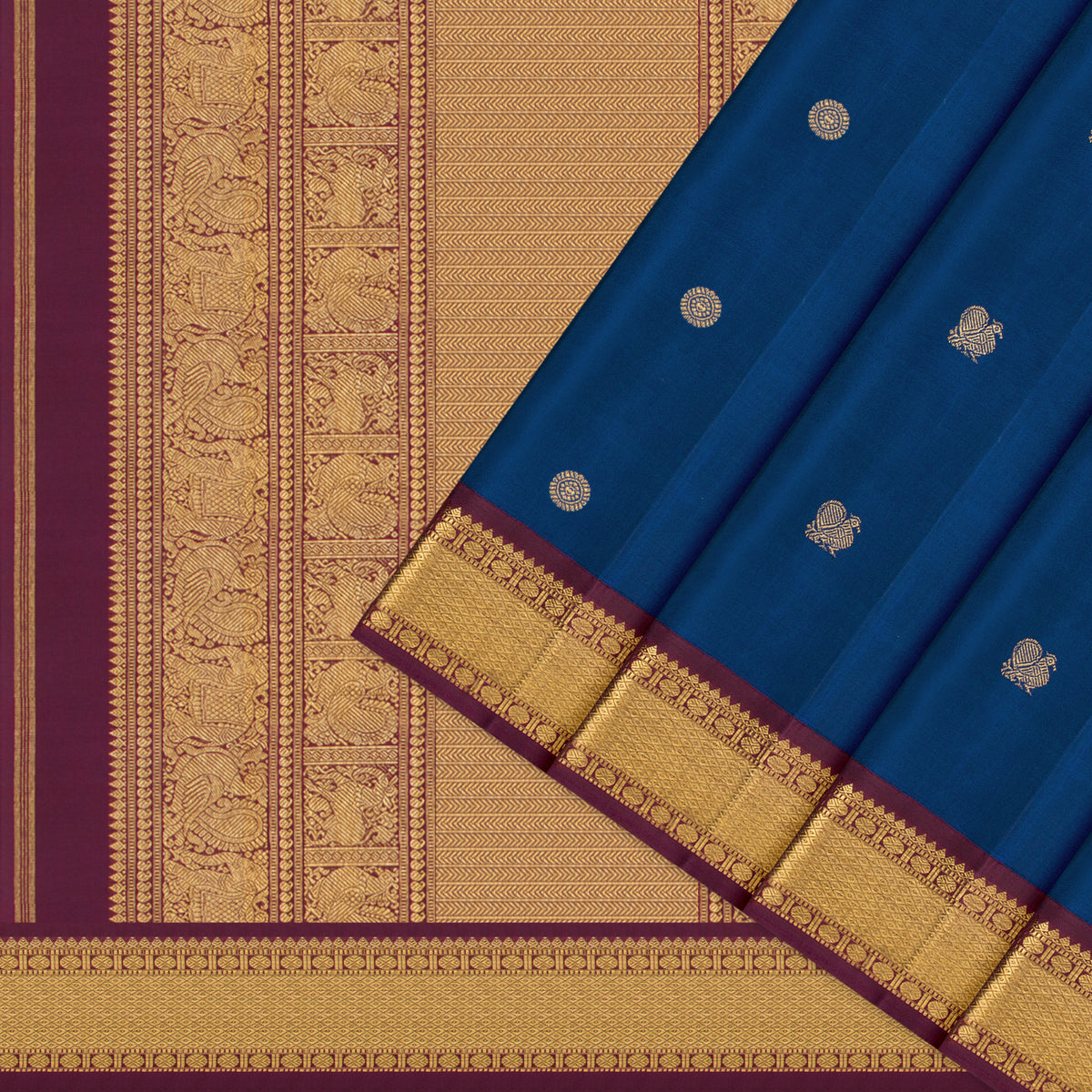 Kanakavalli Kanjivaram Silk Sari 26-110-HS001-03616 - Cover View