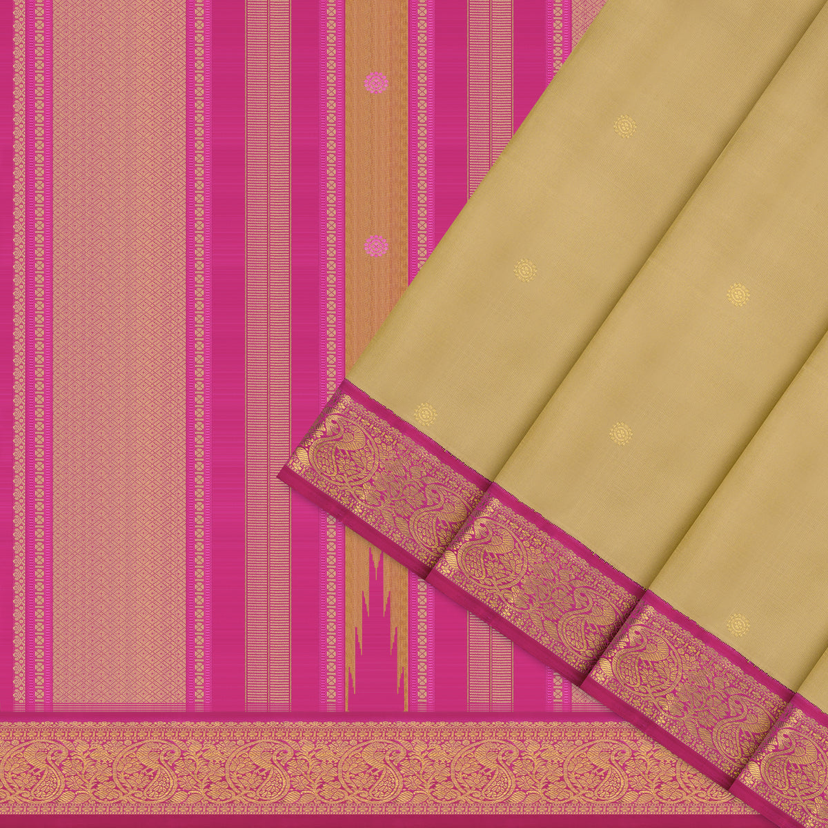 Kanakavalli Kanjivaram Silk Sari 26-110-HS001-03626 - Cover View
