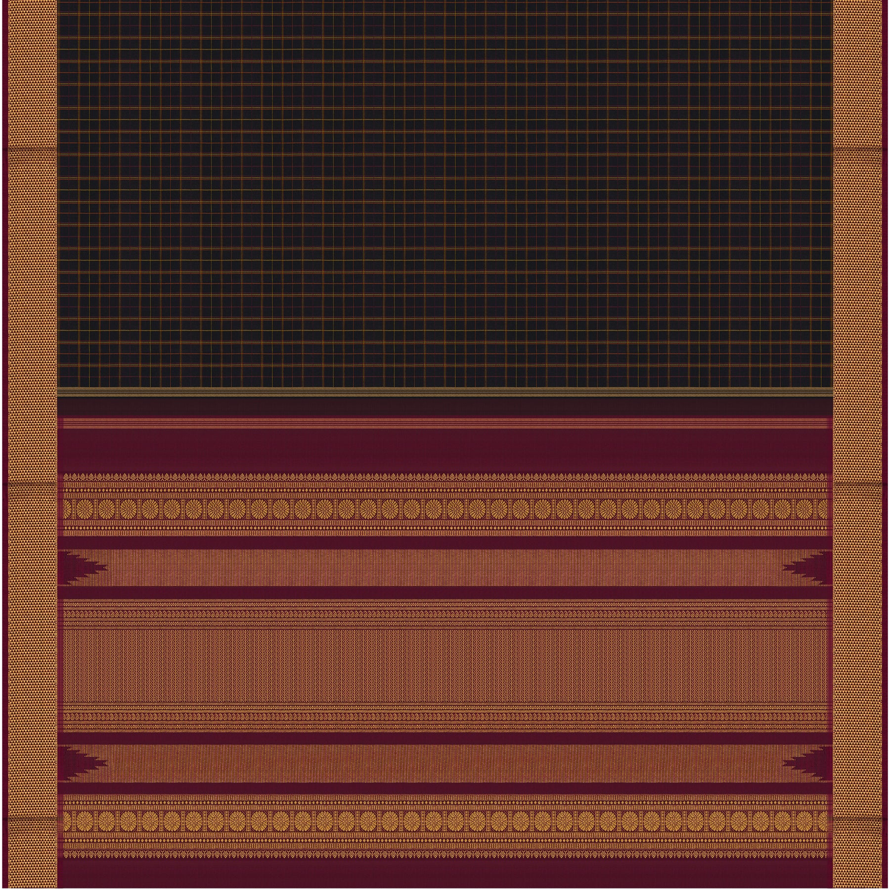 Kanakavalli Kanjivaram Silk Sari 26-110-HS001-03641 - Full View