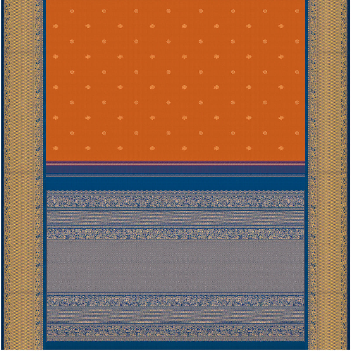 Kanakavalli Kanjivaram Silk Sari 26-110-HS001-04175 - Full View