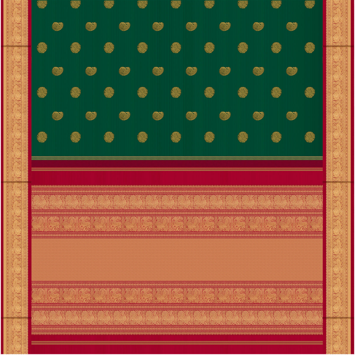 Kanakavalli Kanjivaram Silk Sari 26-110-HS001-04183 - Full View