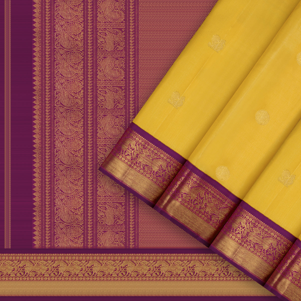 Kanakavalli Kanjivaram Silk Sari 26-110-HS001-04185 - Cover View