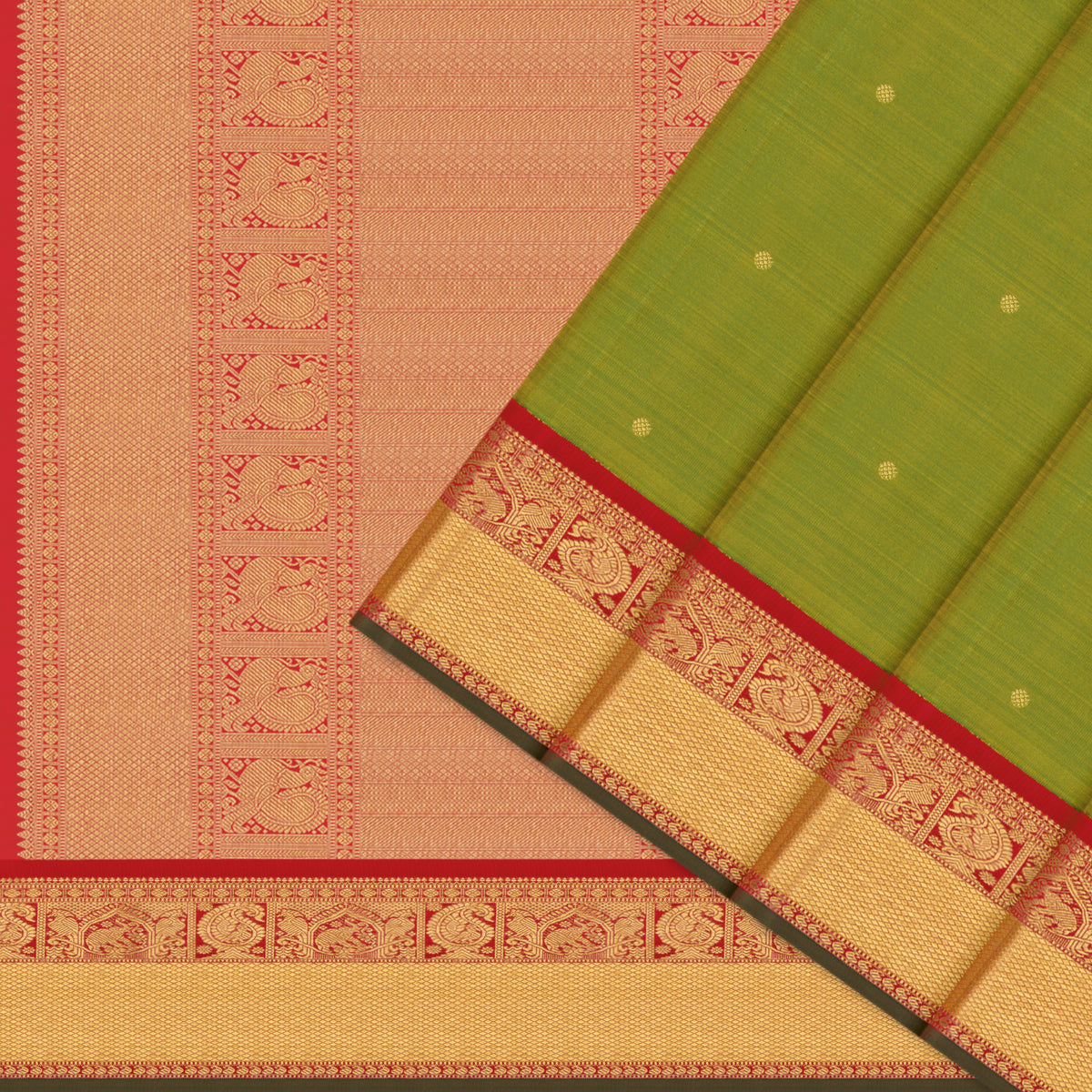 Kanakavalli Kanjivaram Silk Sari 26-110-HS001-04194 - Cover View