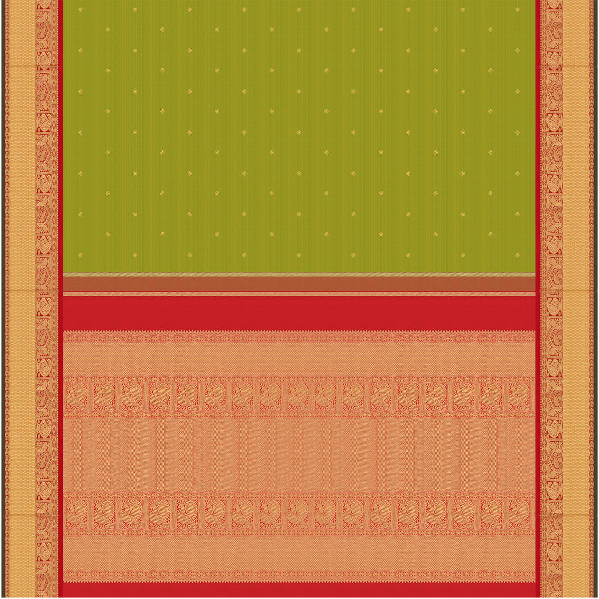 Kanakavalli Kanjivaram Silk Sari 26-110-HS001-04194 - Full View