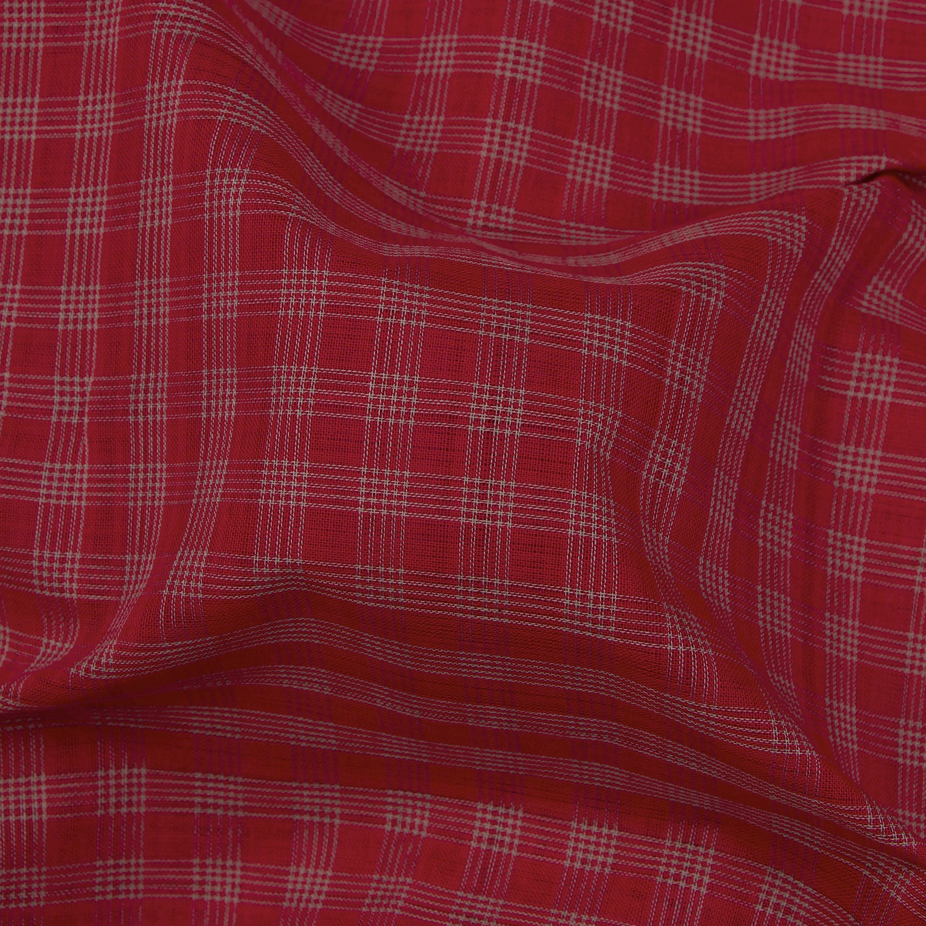 Kanakavalli Mangalgiri Cotton Sari 26-261-HS003-00737 - Fabric View