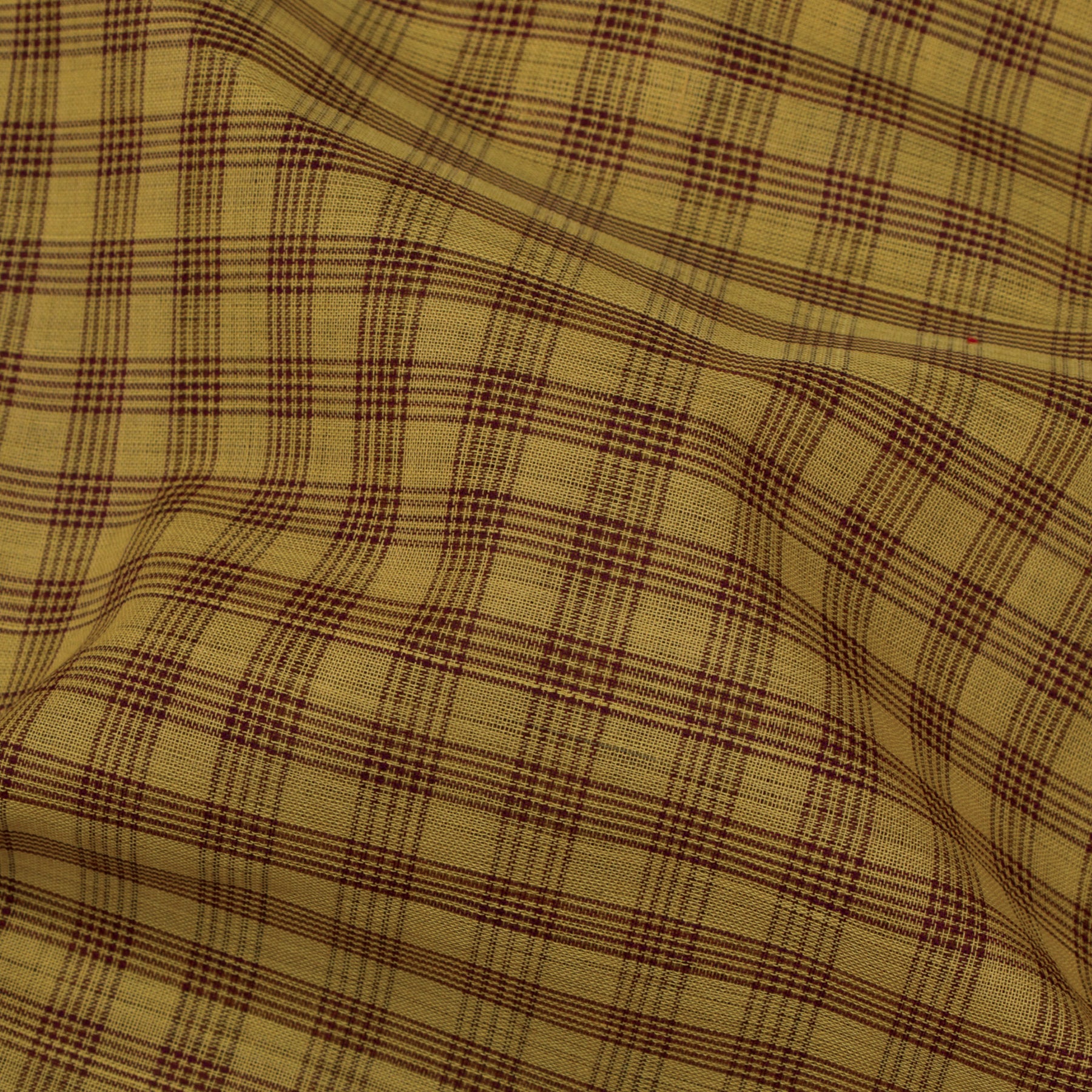Kanakavalli Mangalgiri Cotton Sari 26-261-HS003-00745 - Fabric View