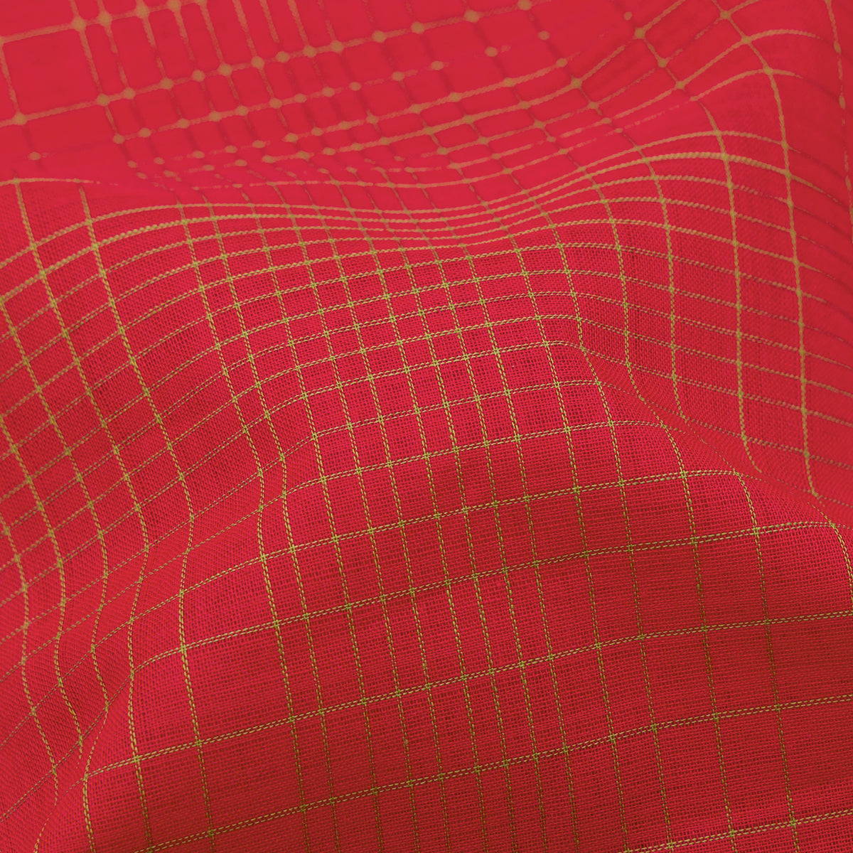 Kanakavalli Mangalgiri Cotton Sari 26-261-HS003-00777 - Fabric View