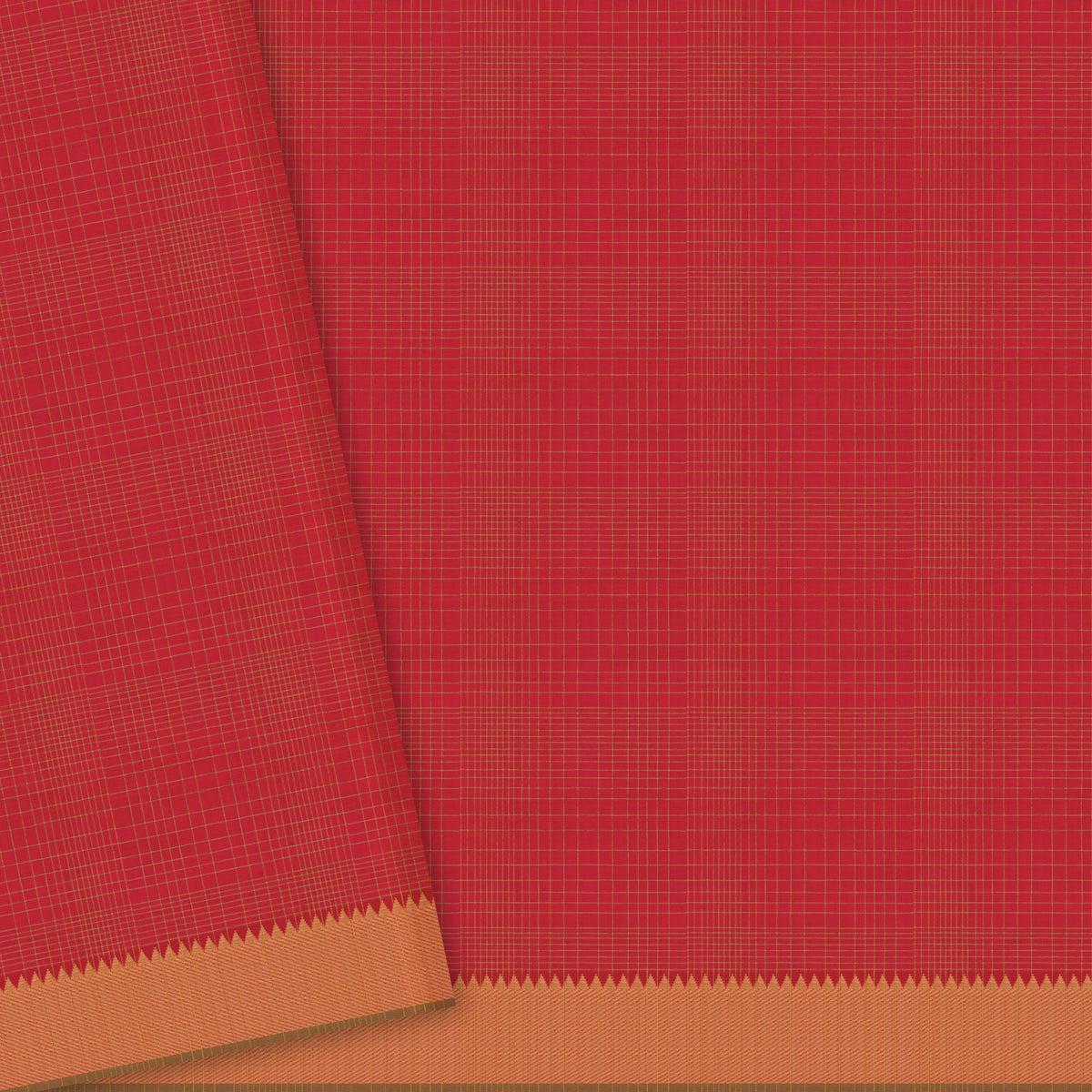Kanakavalli Mangalgiri Cotton Sari 26-261-HS003-00777 - Blouse View