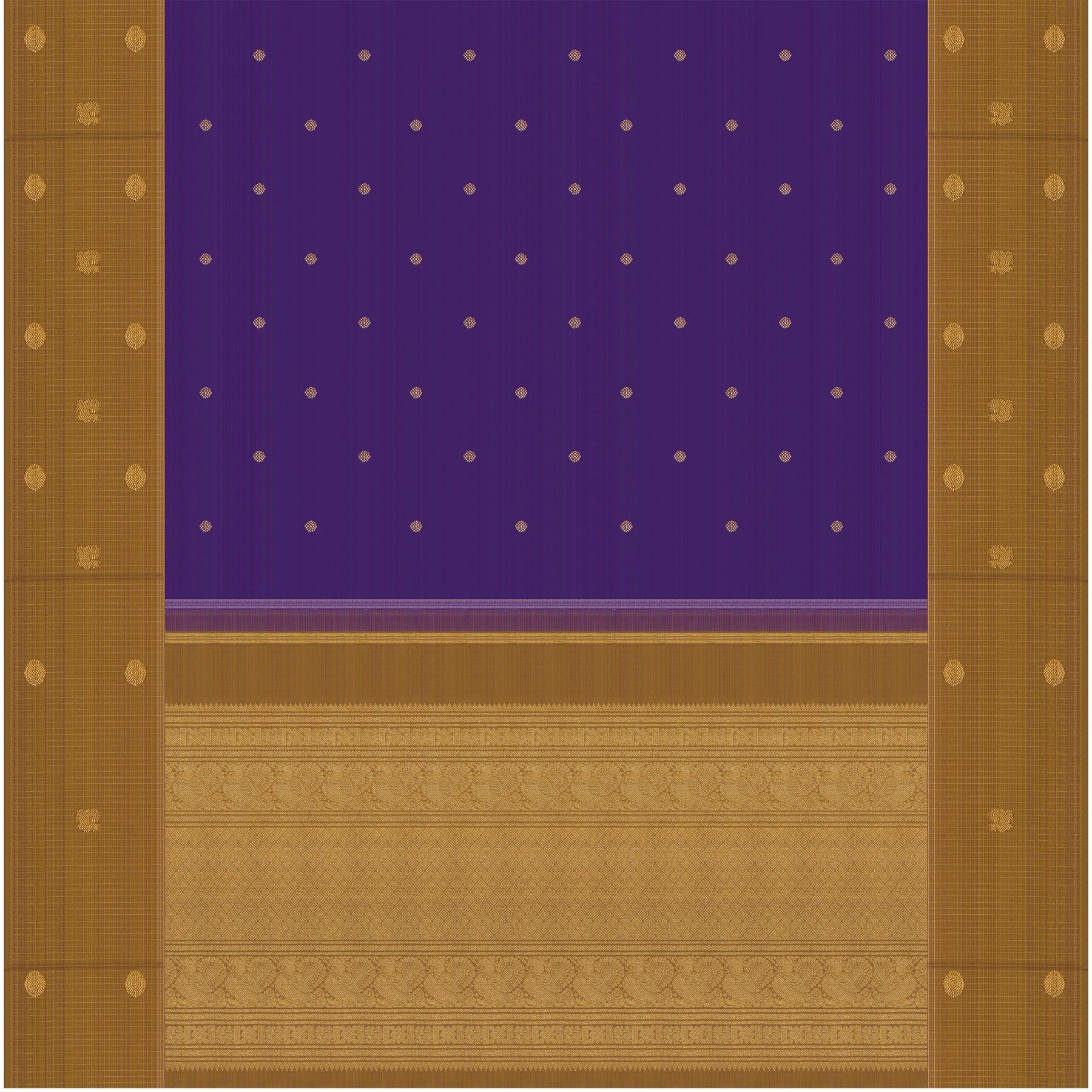 Kanakavalli Kanjivaram Silk Sari 26-595-HS001-00474 - Full View