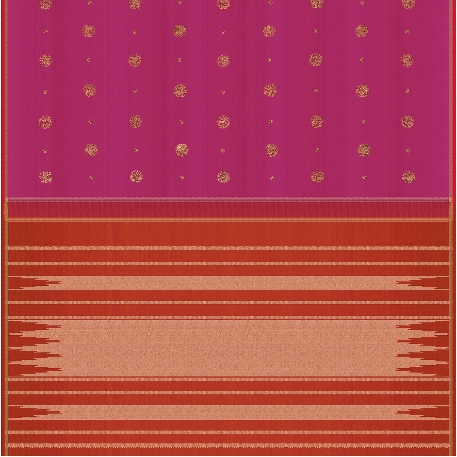Kanakavalli Kanjivaram Silk Sari 26-595-HS001-00480 - Full View
