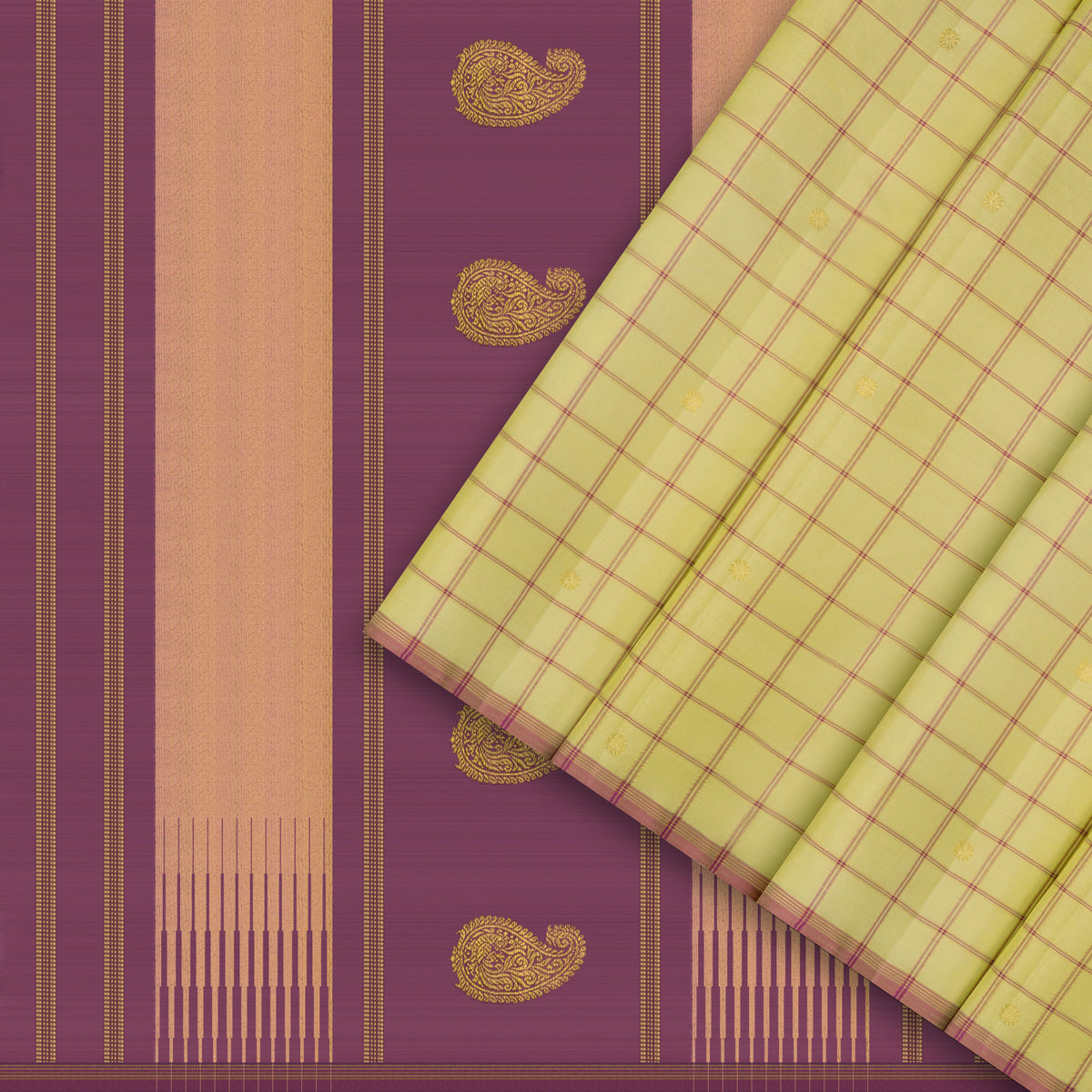 Kanakavalli Kanjivaram Silk Sari 26-595-HS001-00502 - Cover View