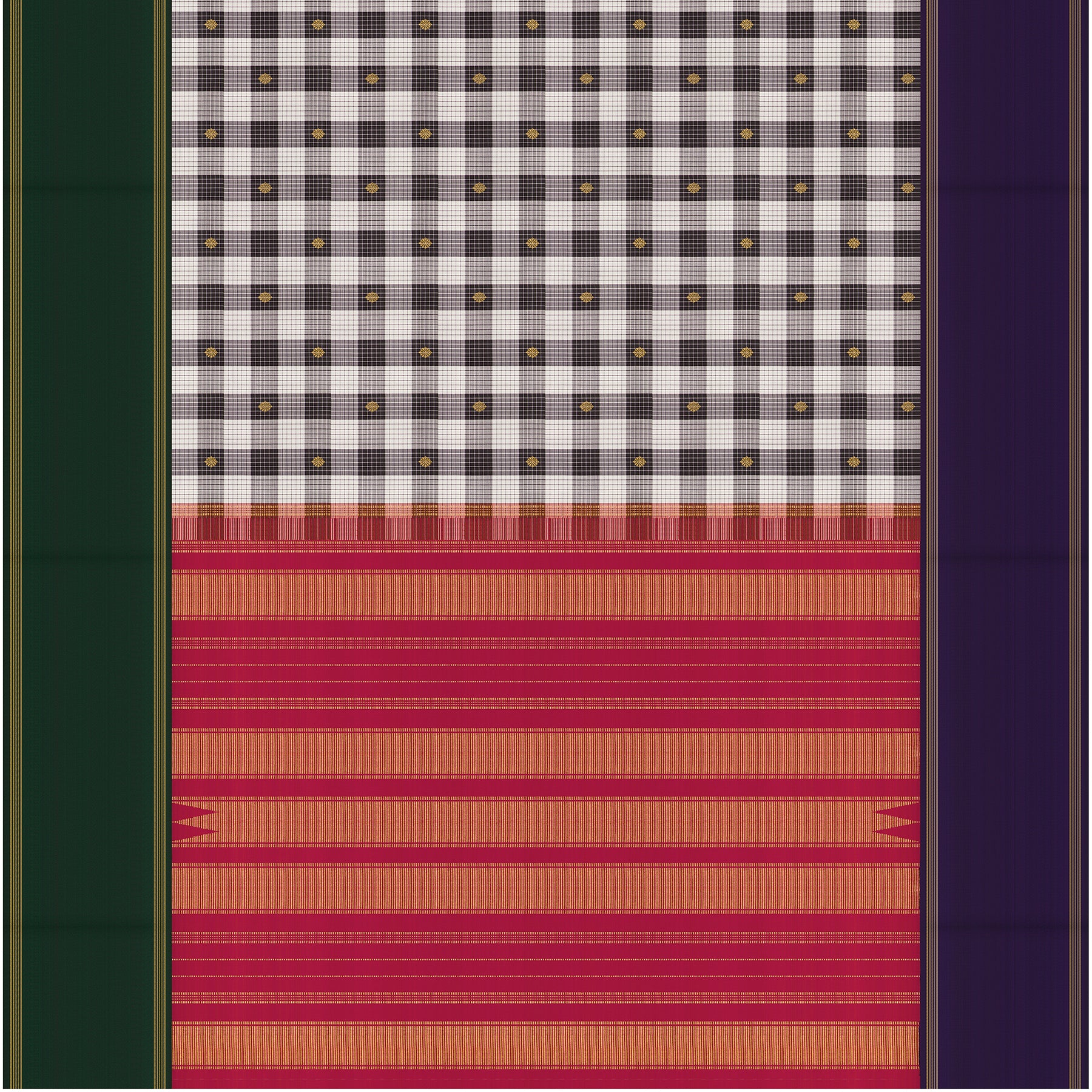 Kanakavalli Kanjivaram Silk Sari 26-595-HS001-00513 - Full View