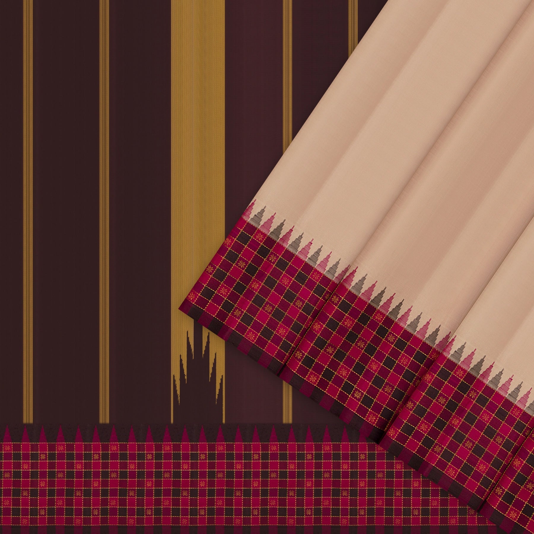 Kanakavalli Kanjivaram Silk Sari 26-595-HS001-00980 - Cover View