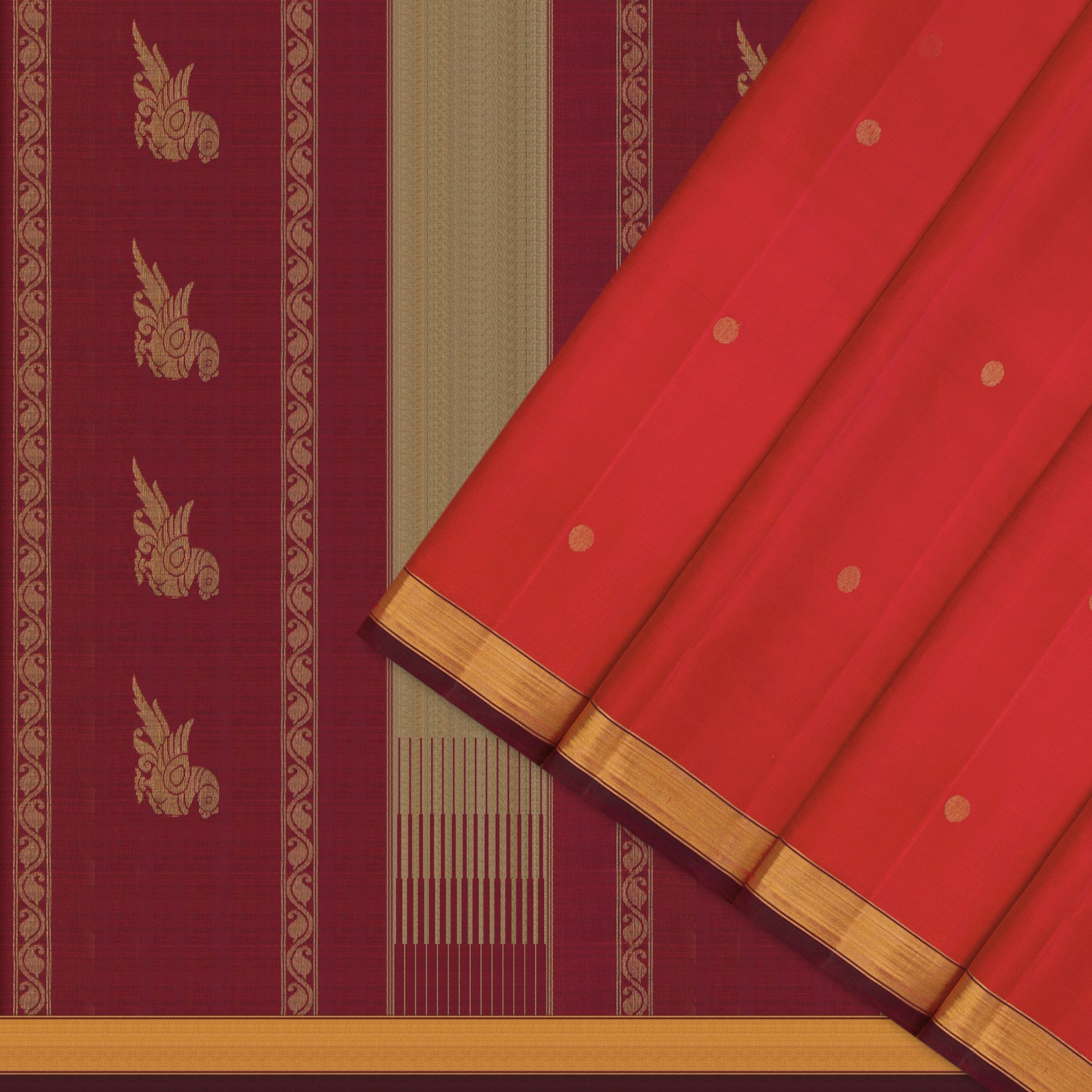Kanakavalli Kanjivaram Silk Sari 26-595-HS001-00996 - Cover View