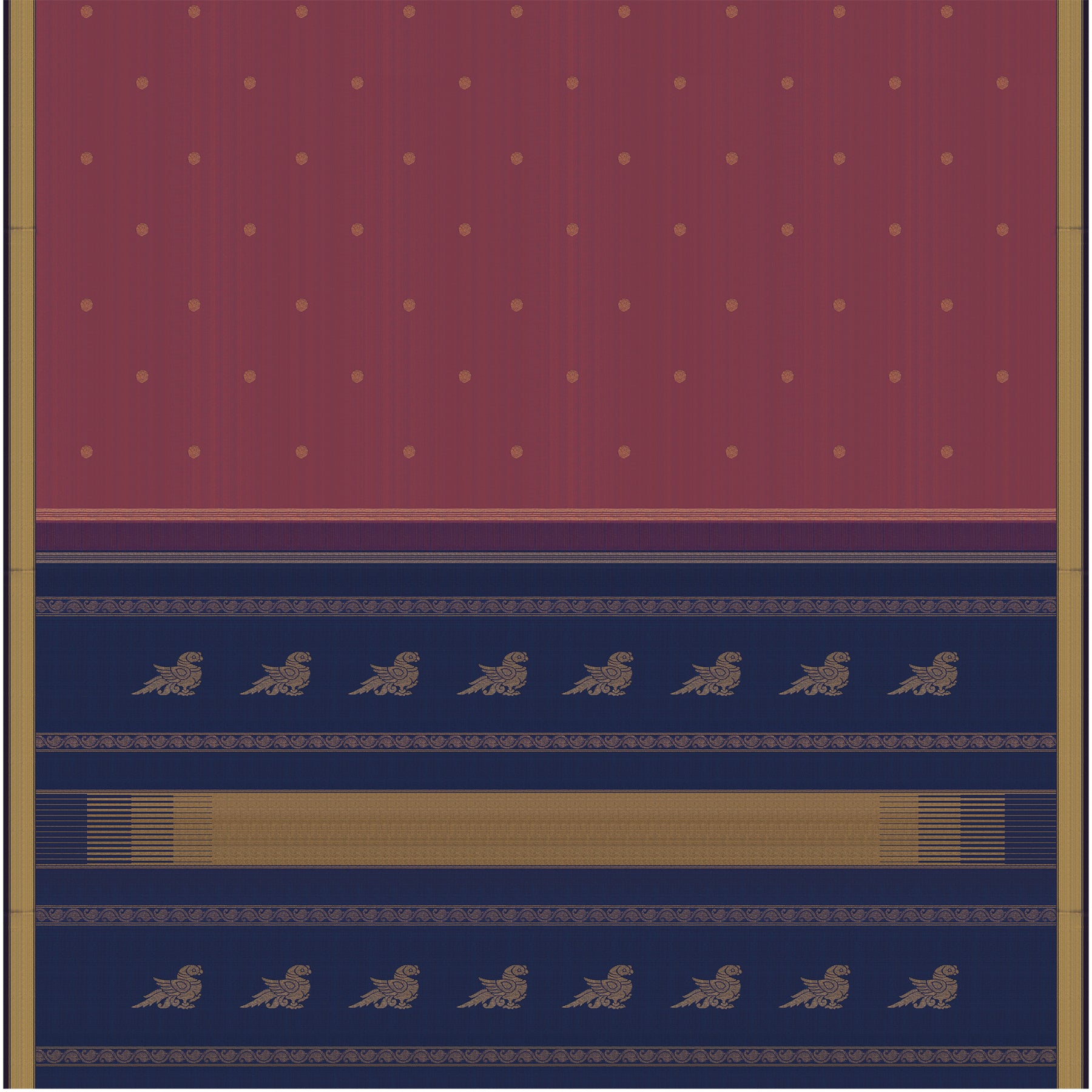 Kanakavalli Kanjivaram Silk Sari 26-595-HS001-01005 - Full View