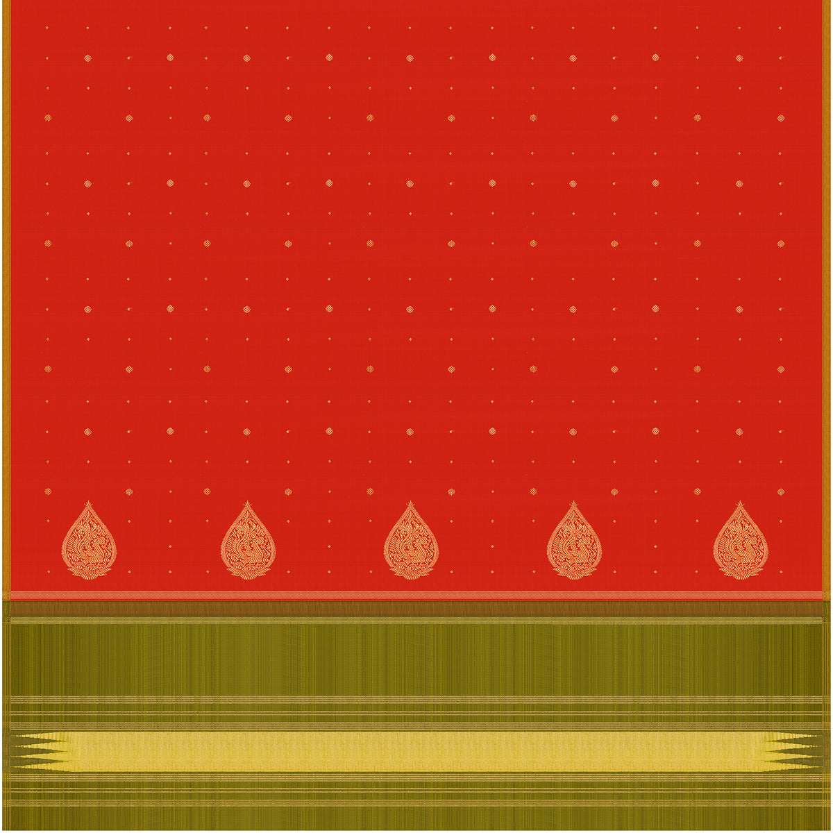 Kanakavalli Kanjivaram Silk Sari 26-595-HS001-01018 - Full View