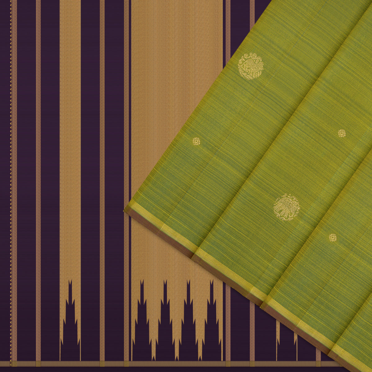 Kanakavalli Kanjivaram Silk Sari 26-595-HS001-02078 - Cover View