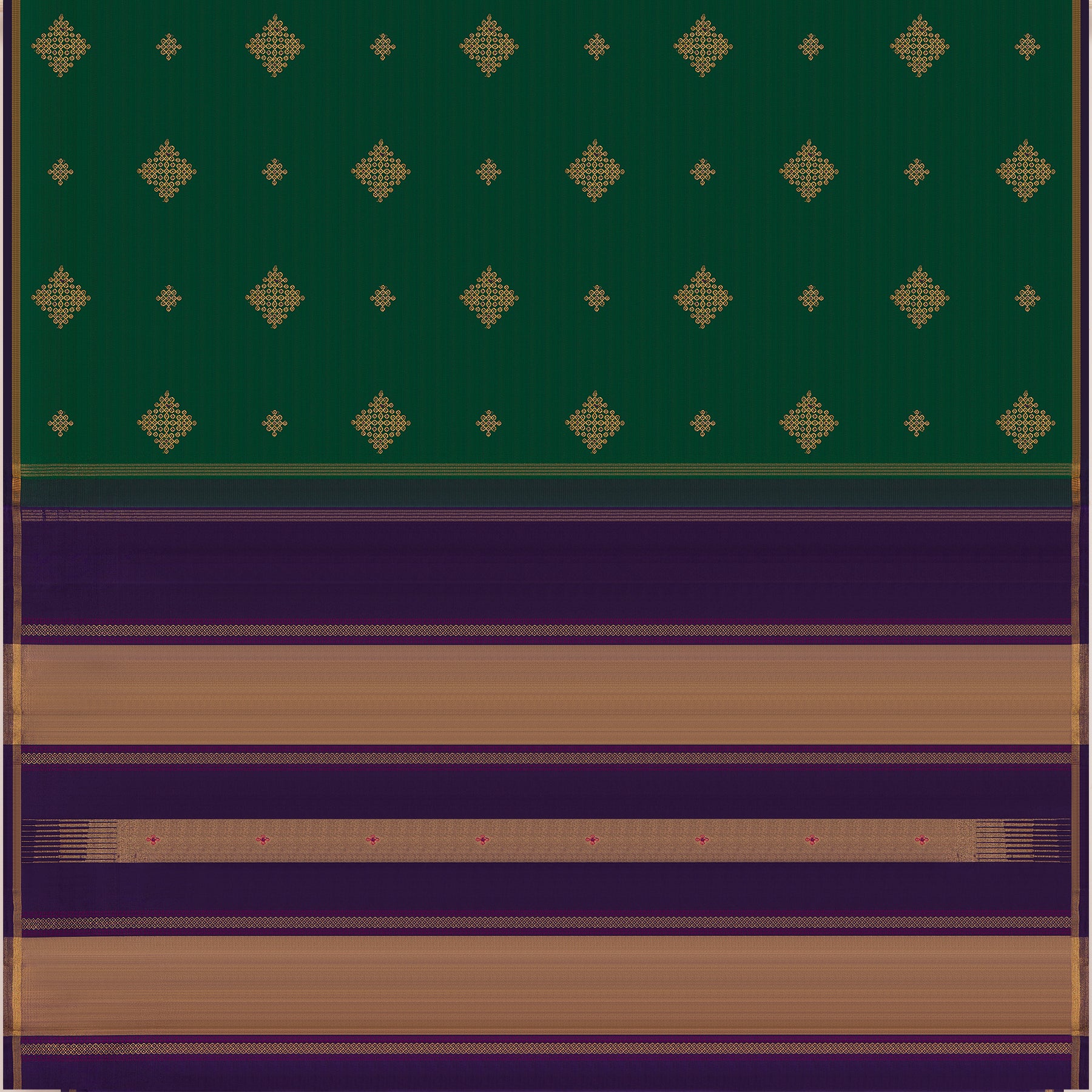 Kanakavalli Kanjivaram Silk Sari 26-595-HS001-02099 - Full View