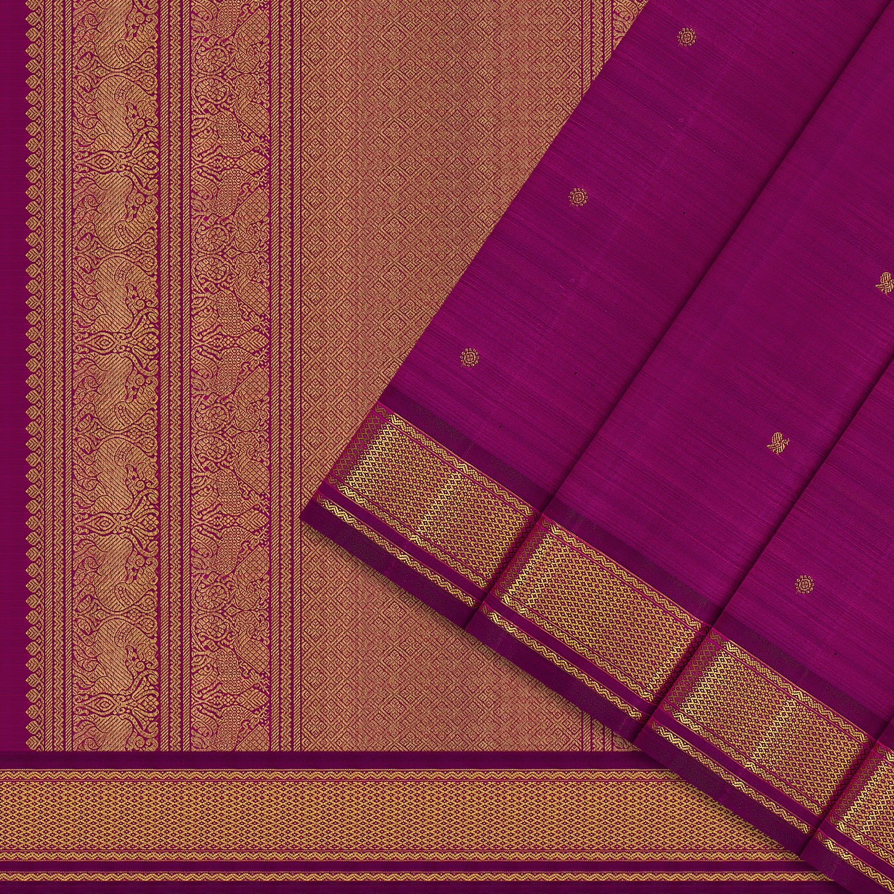 Kanakavalli Kanjivaram Silk Sari 26-595-HS001-02117 - Cover View