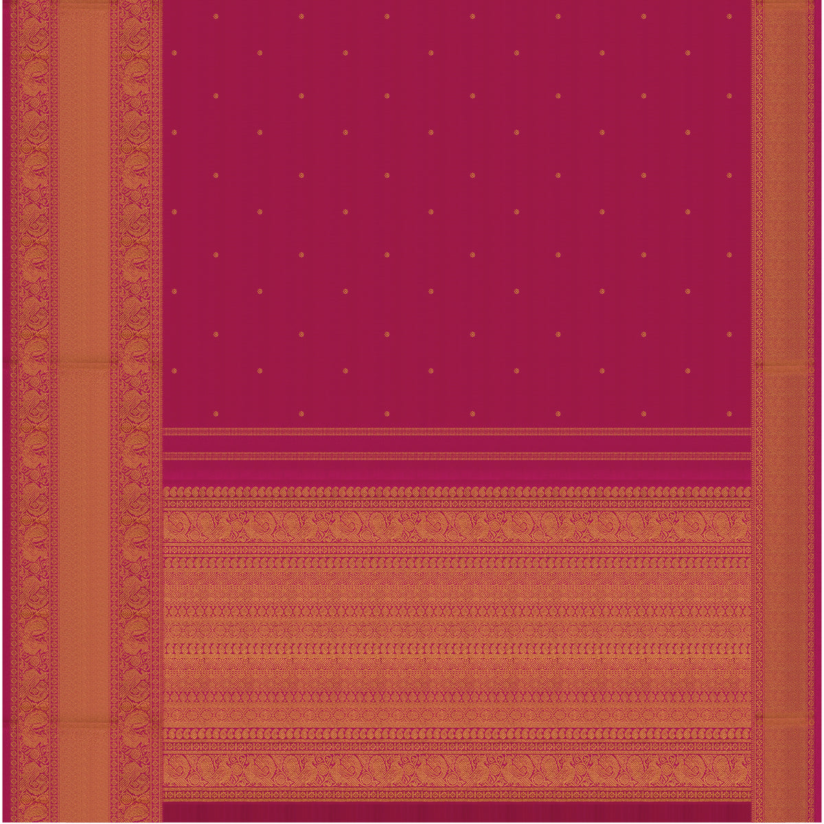 Kanakavalli Kanjivaram Silk Sari 26-595-HS001-02133 - Full View