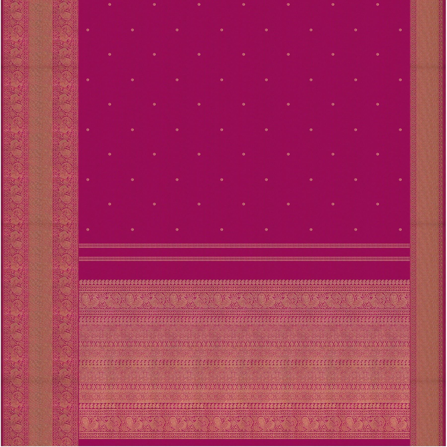 Kanakavalli Kanjivaram Silk Sari 26-595-HS001-02134 - Full View
