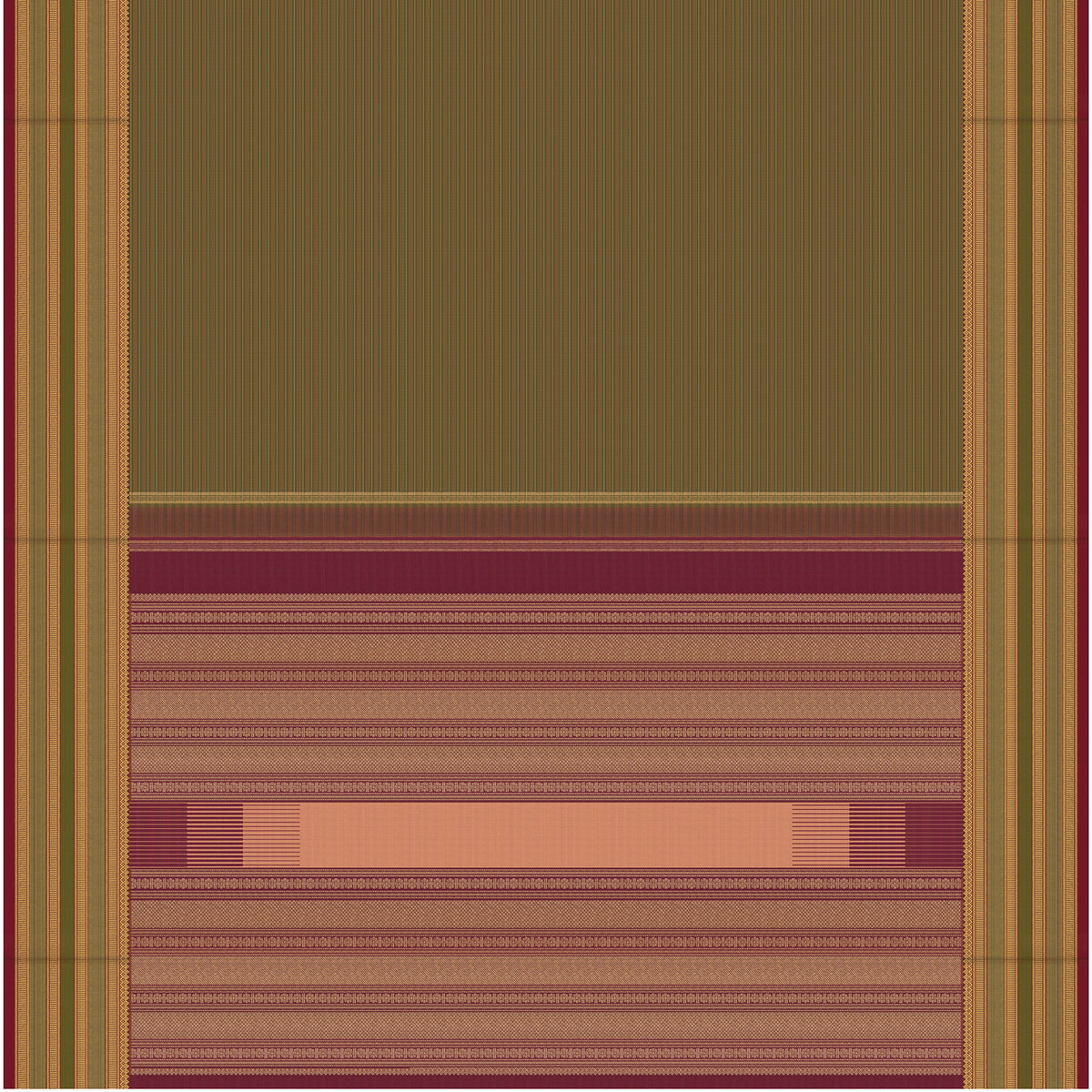 Kanakavalli Kanjivaram Silk Sari 26-595-HS001-02136 - Full View