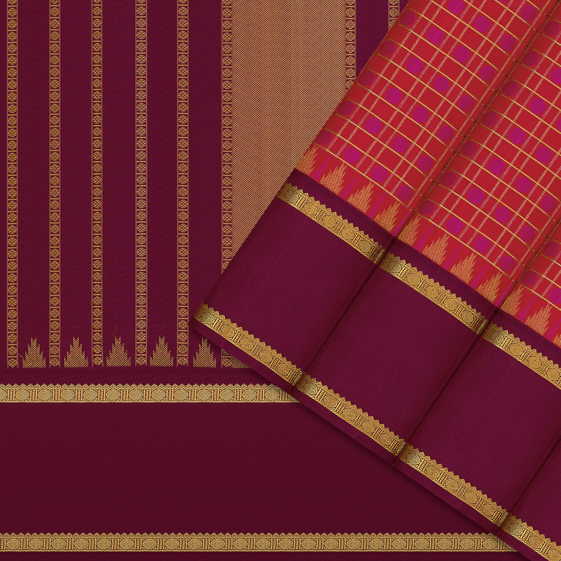 Kanakavalli Kanjivaram Silk Sari 26-595-HS001-02146 - Cover View