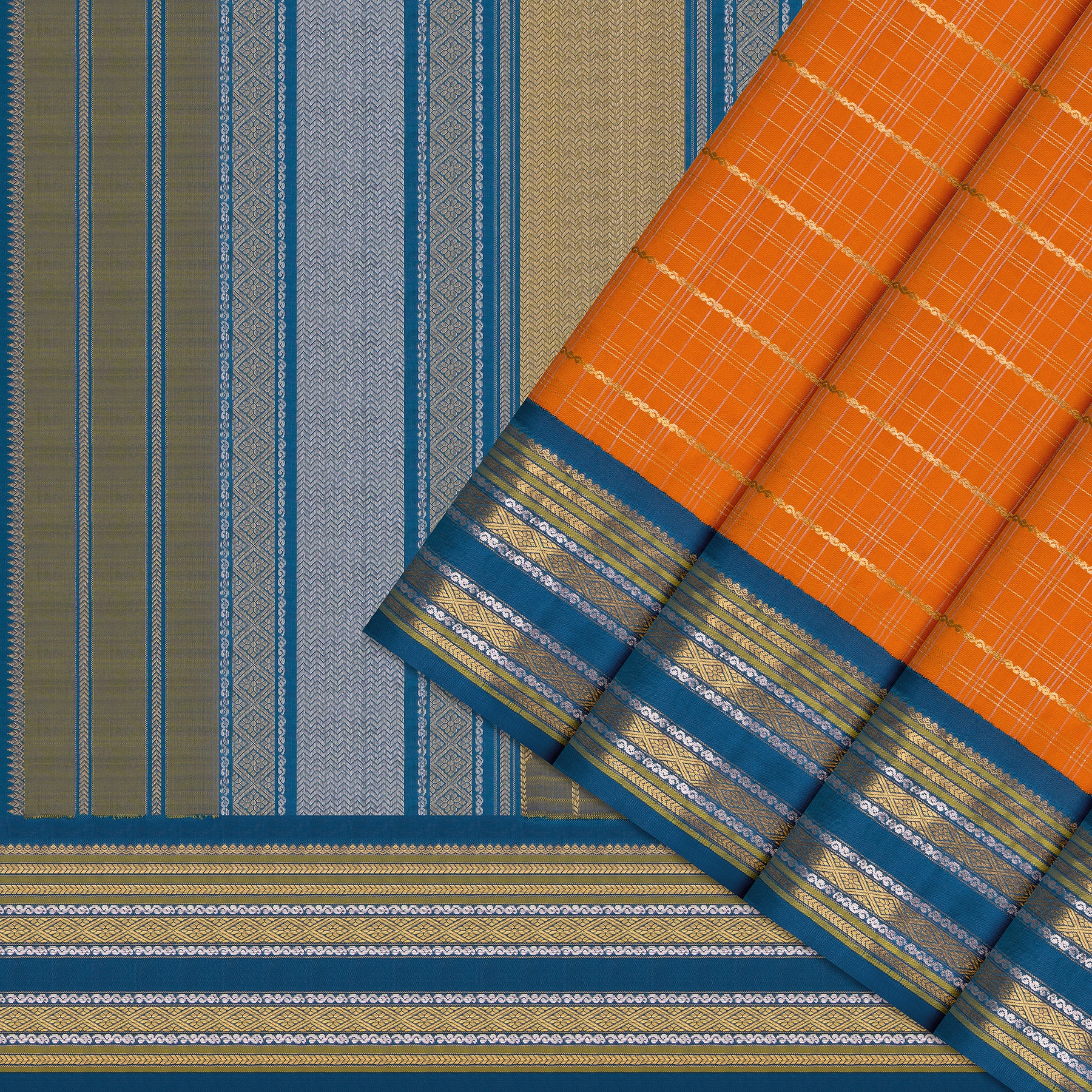 Kanakavalli Kanjivaram Silk Sari 26-595-HS001-02149 - Cover View
