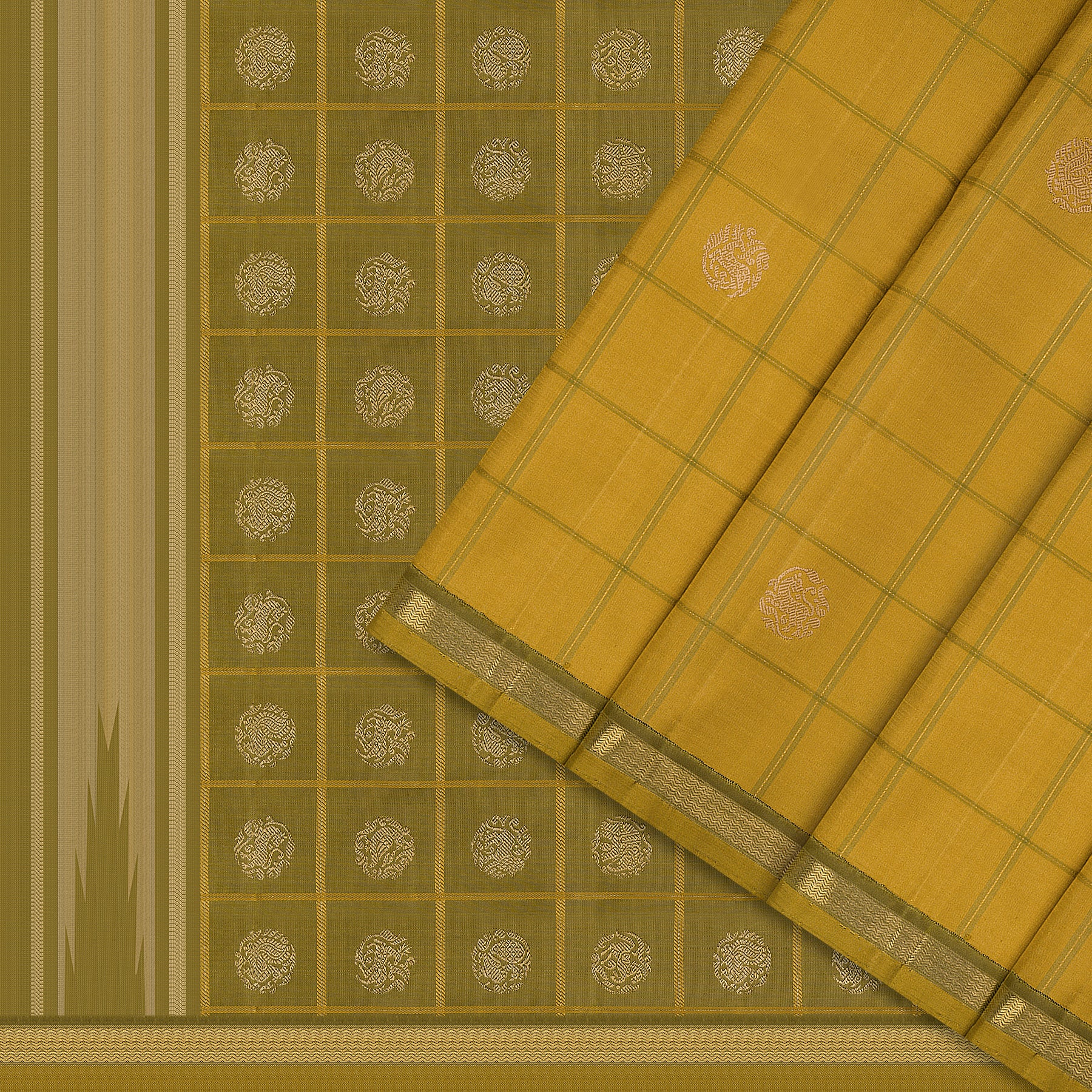 Kanakavalli Kanjivaram Silk Sari 26-595-HS001-02156 - Cover View