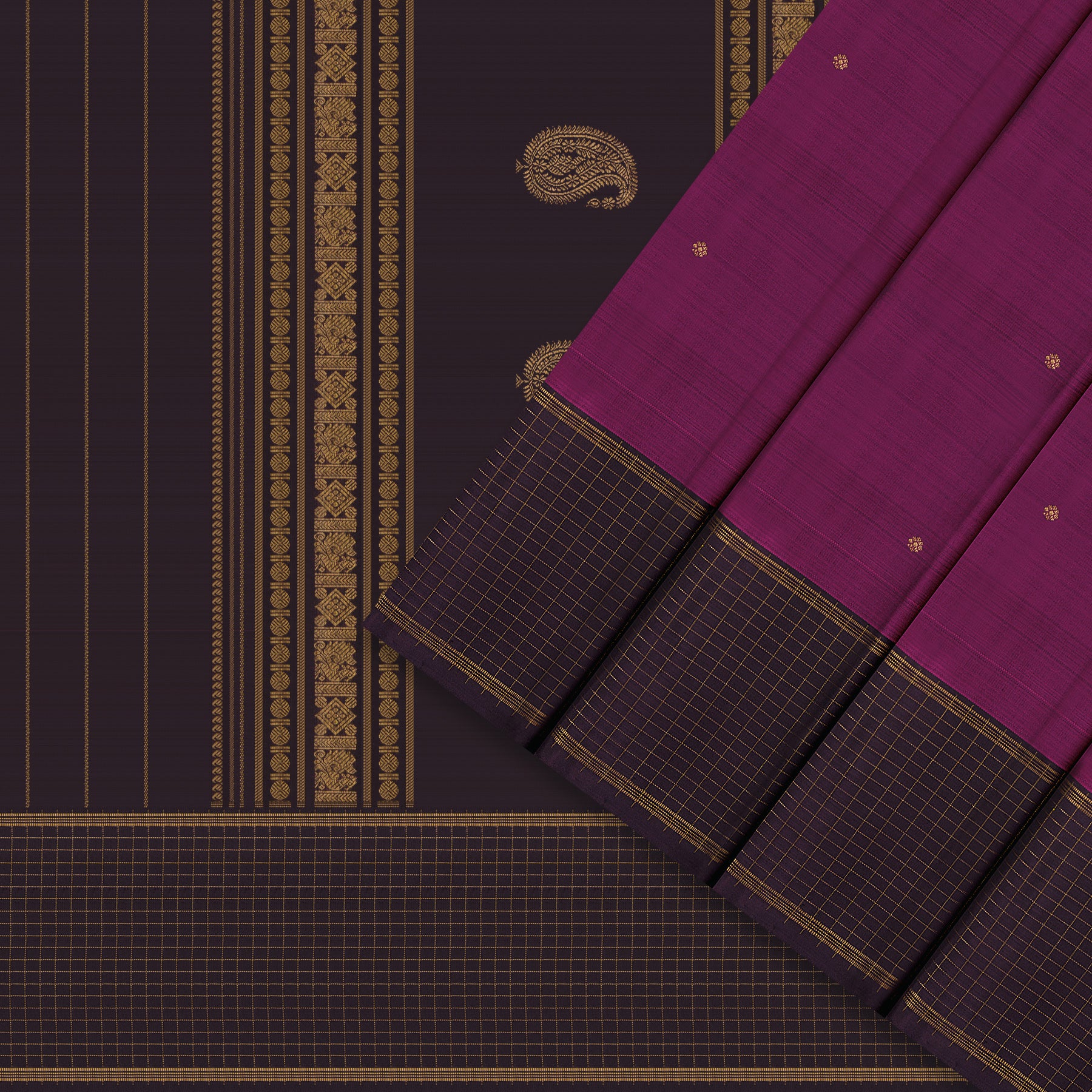 Kanakavalli Kanjivaram Silk Sari 26-595-HS001-02166 - Cover View